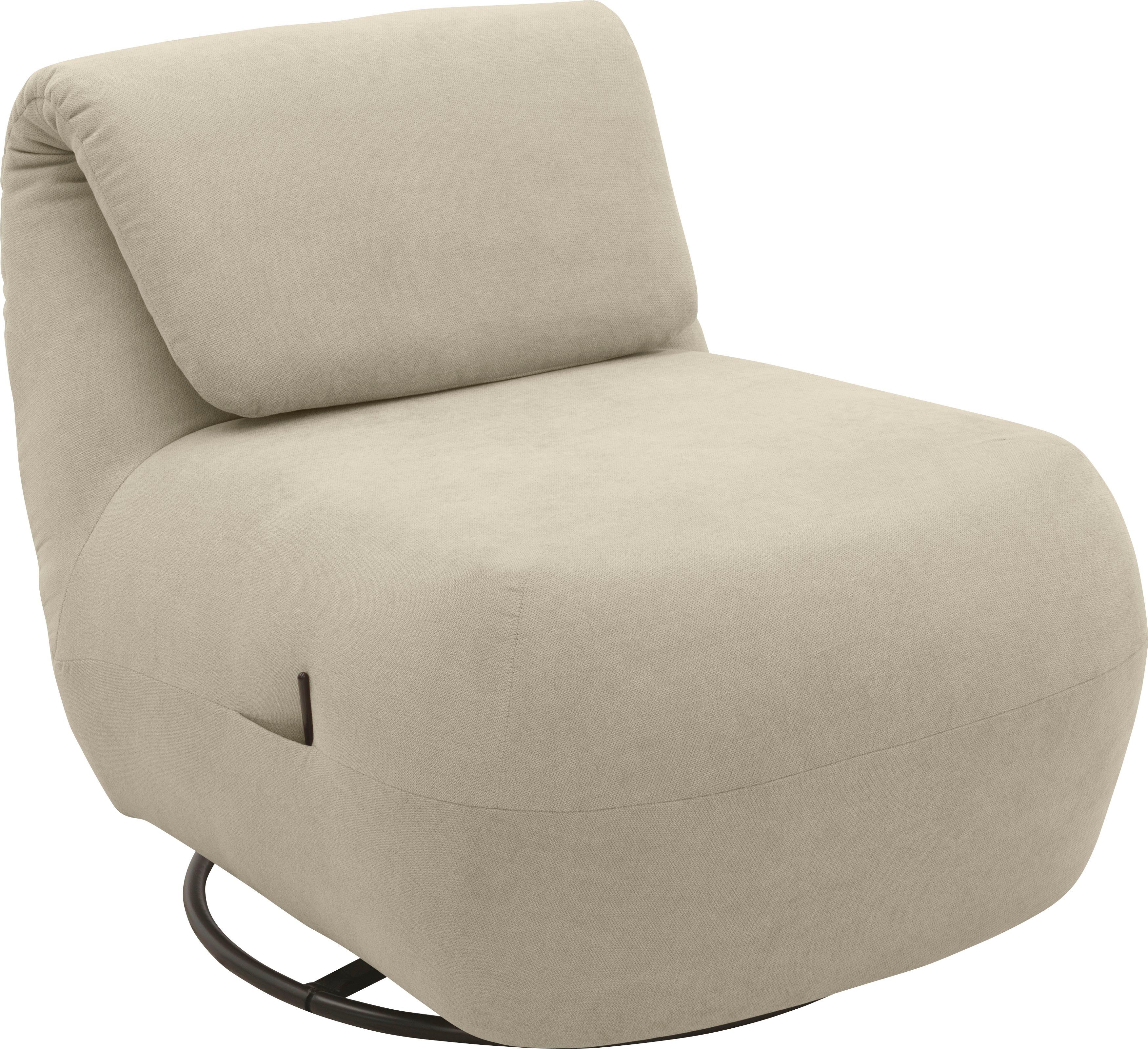 andas Relaxfauteuil Emberson stoel, rugleuning opklapbaar, draaistoel Verstelbare rugleuning, draaifunctie, naar keuze ook Swivel (wip) functie