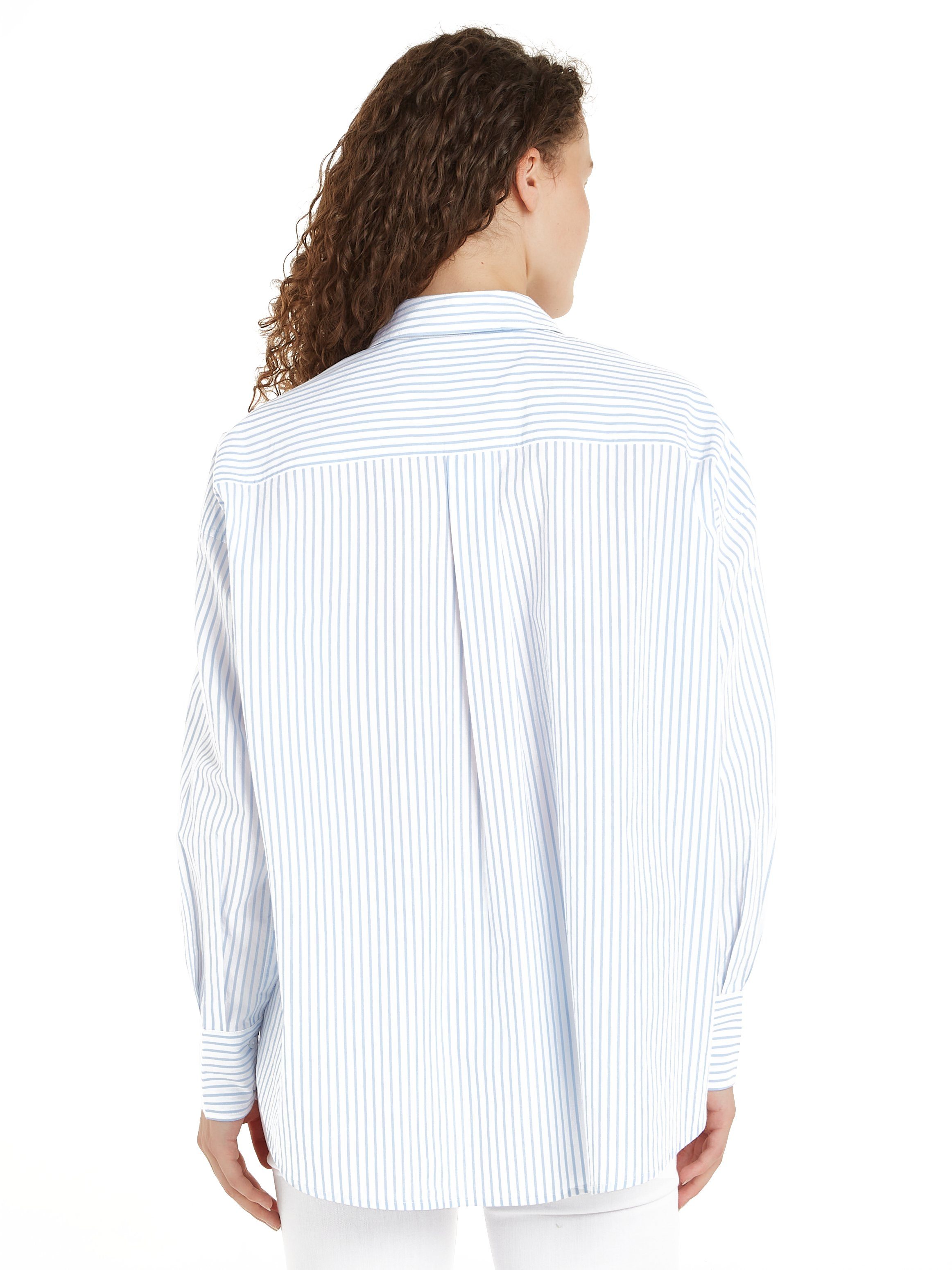 TOMMY JEANS Top TJW SP OVR STRIPE SHIRT Met TOMMY JEANS-merklabel