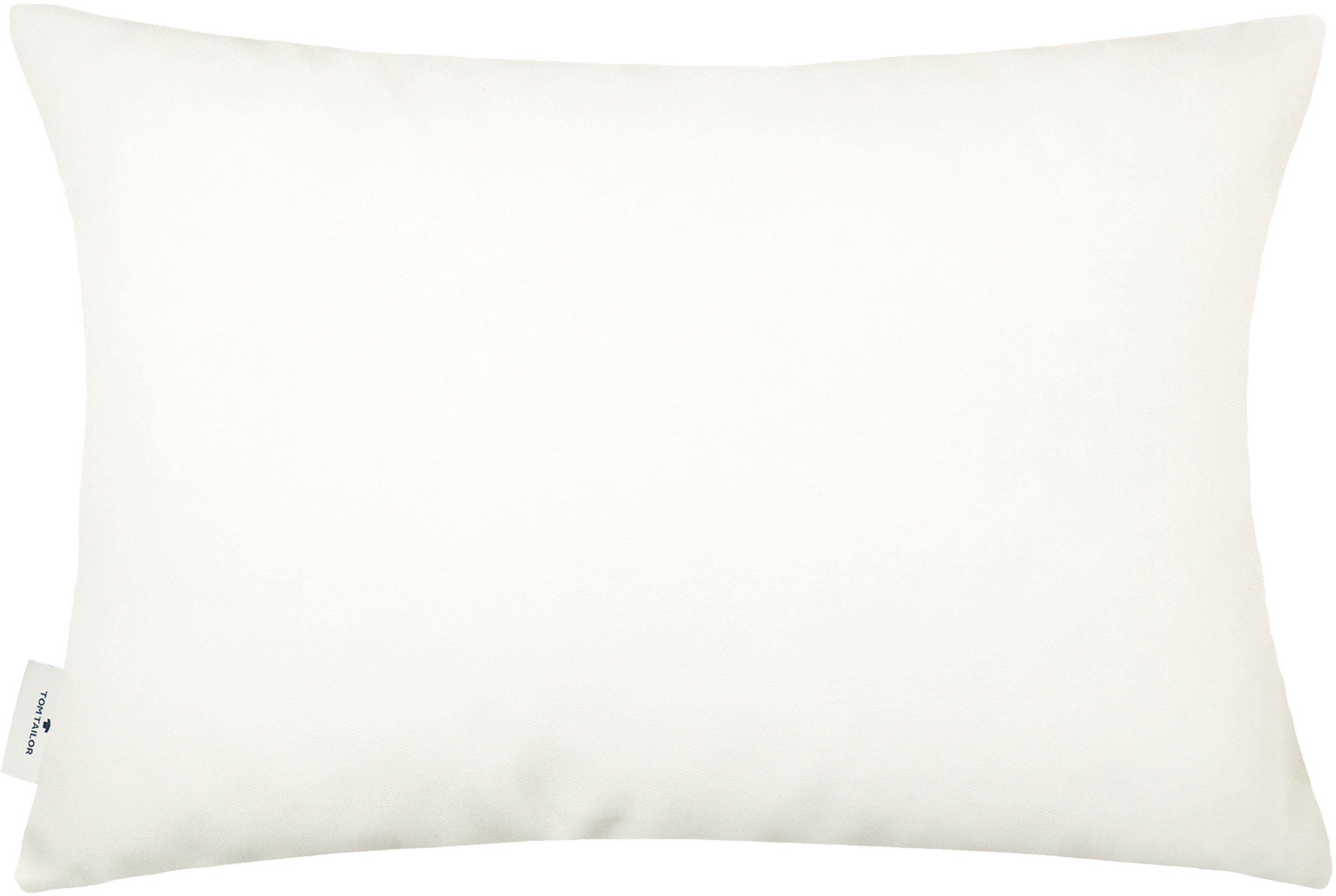 TOM TAILOR HOME Sierkussen Dove Signature met paspel, kussenovertrek zonder vulling(1 stuk)