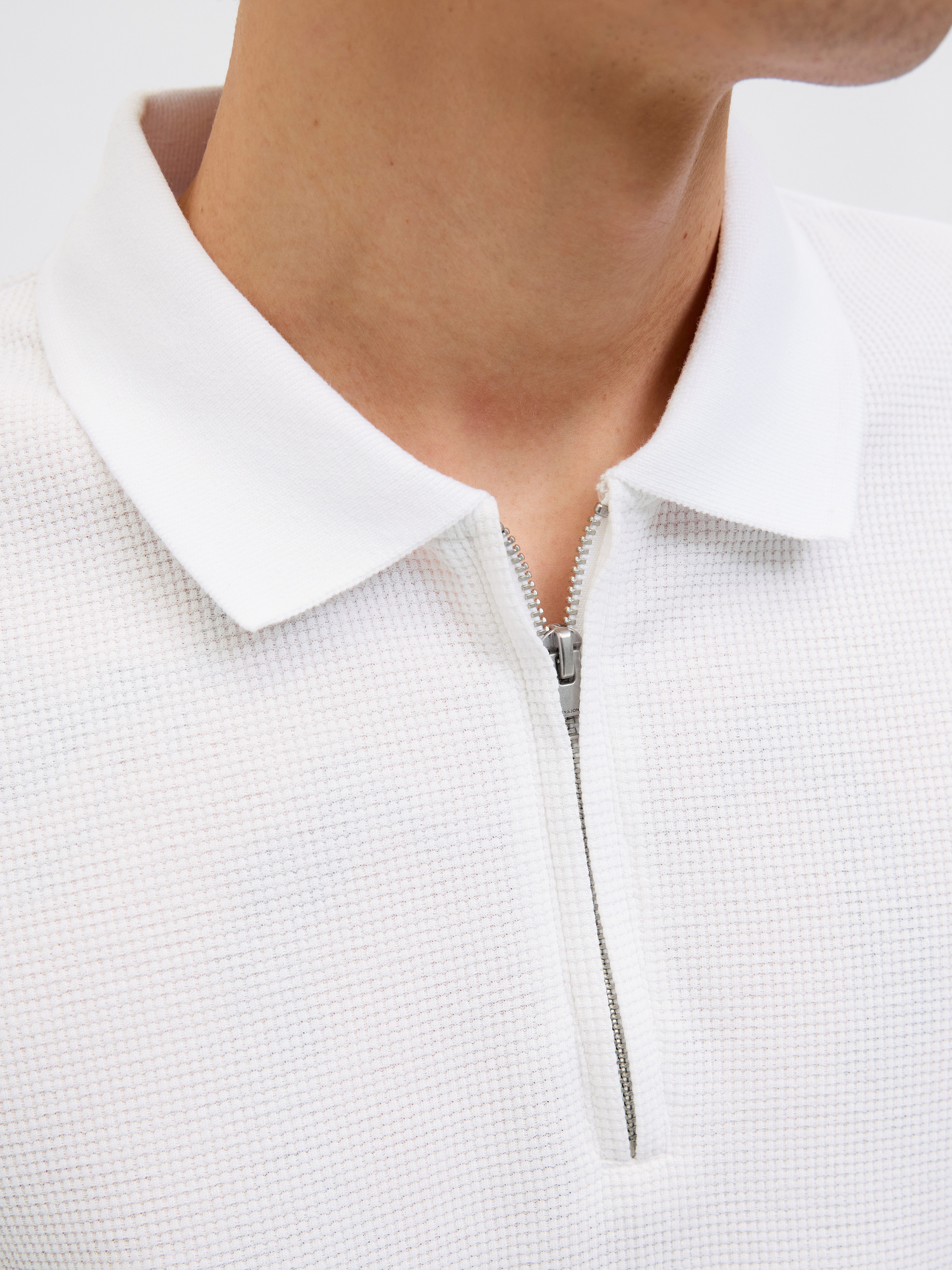 Jack & Jones Poloshirt JJEAUSTIN ZIP POLO SS NOOS
