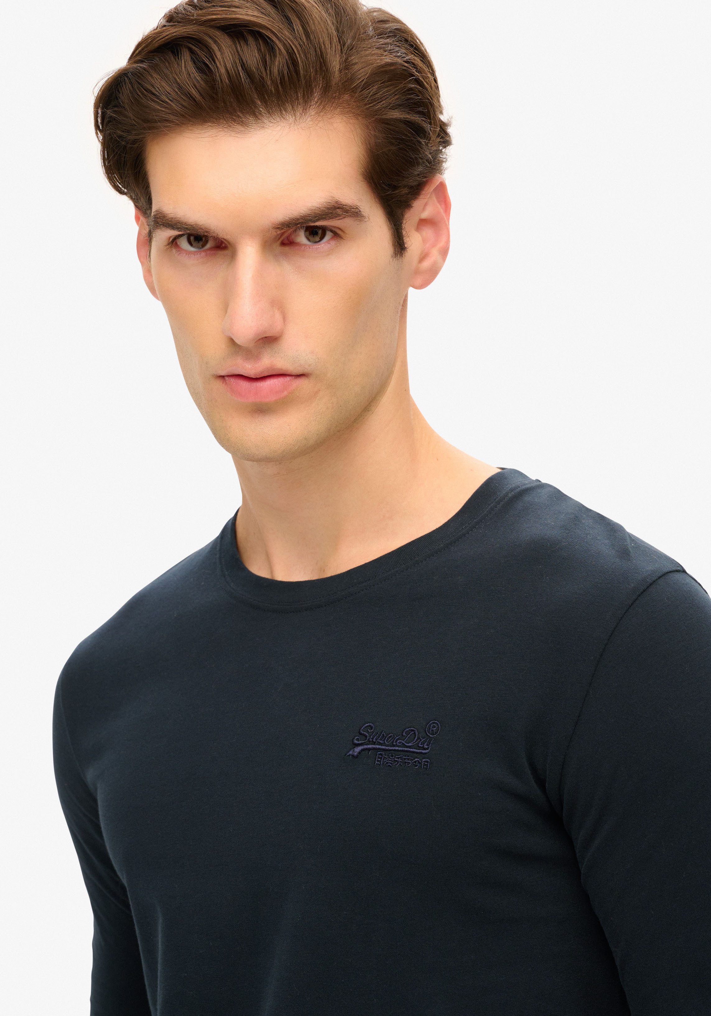 Superdry Shirt met lange mouwen ESSENTIAL LOGO LONG SLEEVE TOP