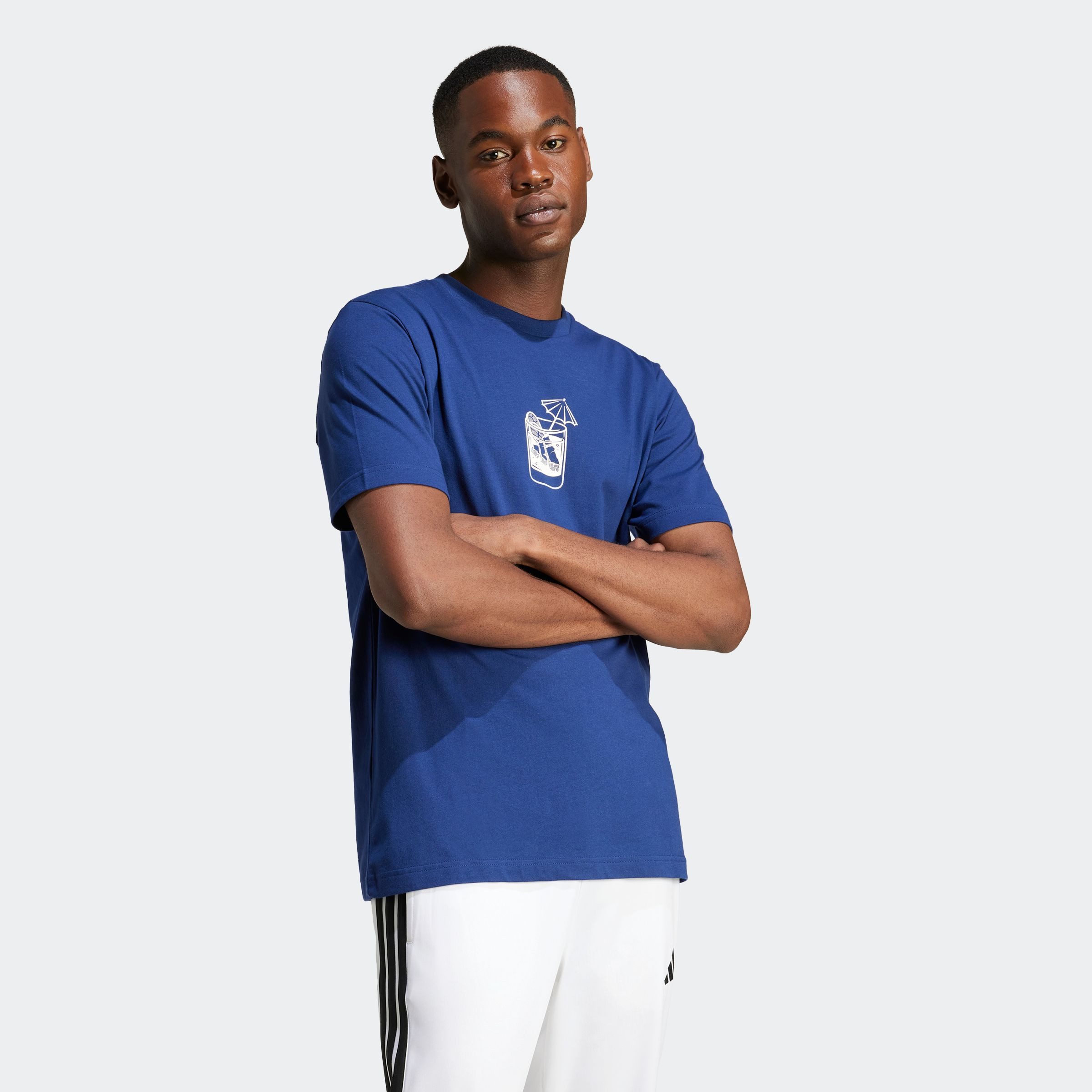 adidas Sportswear T-shirt M L DRINK TEE