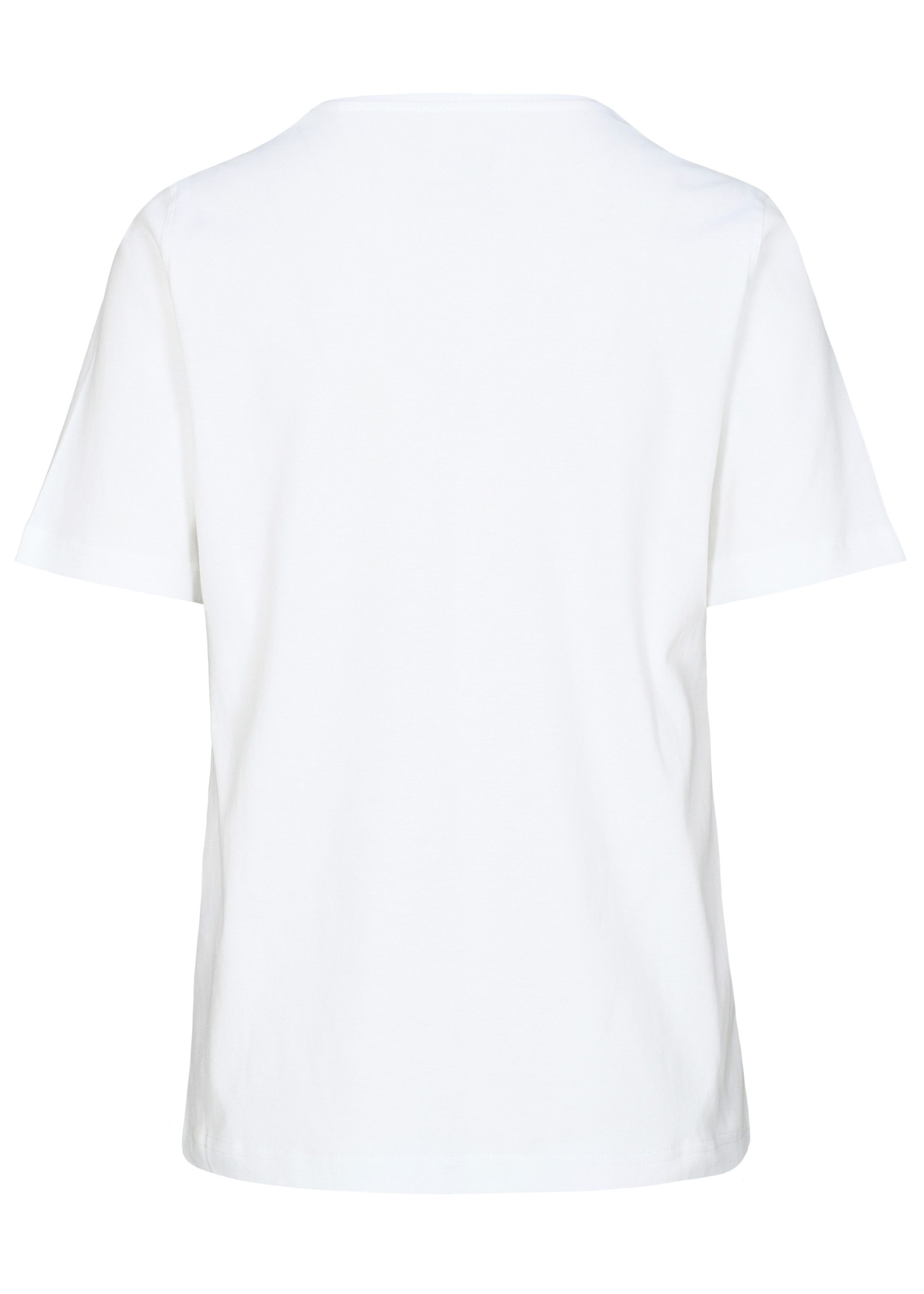 Clarina Shirt met ronde hals Hagen Pima katoen interlock