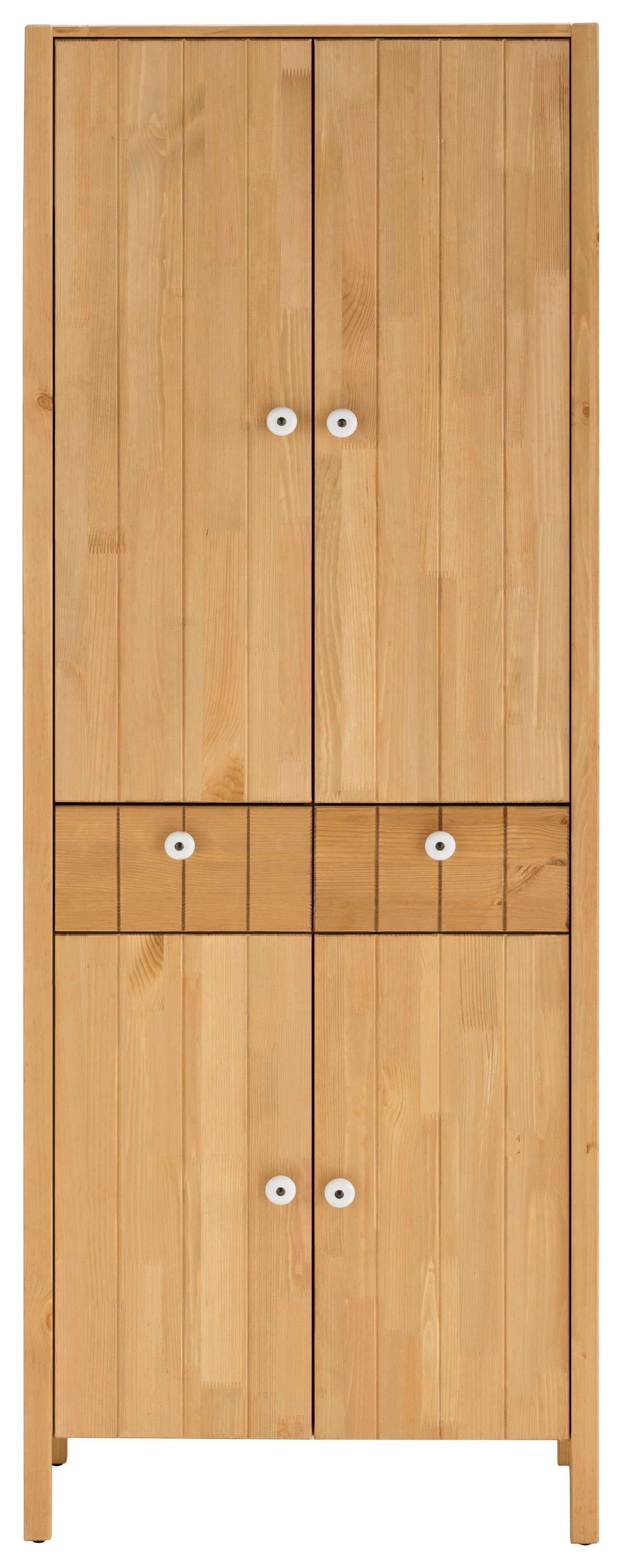 Home affaire Hoge kast TINA Badkamermeubel, kast, breedte 57 cm, massief hout