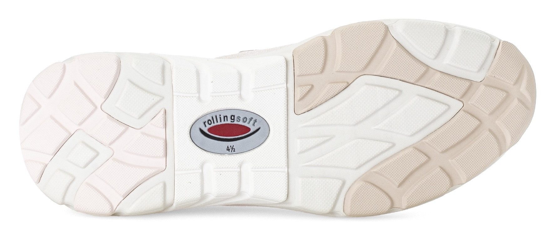 Gabor Rollingsoft Slip-on sneakers , vrijetijdsschoen, lage schoen, instapschoen met elastiek voor een goede pasvorm