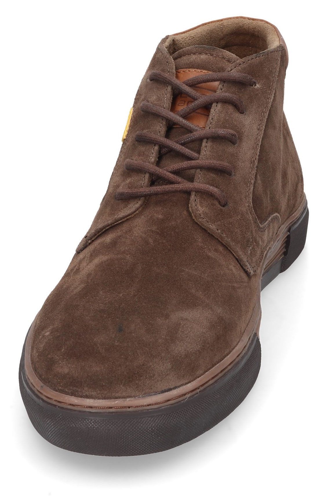 camel active Sneakers freizeitschoen, veterschoenen, high top sneaker met doorlopende zool