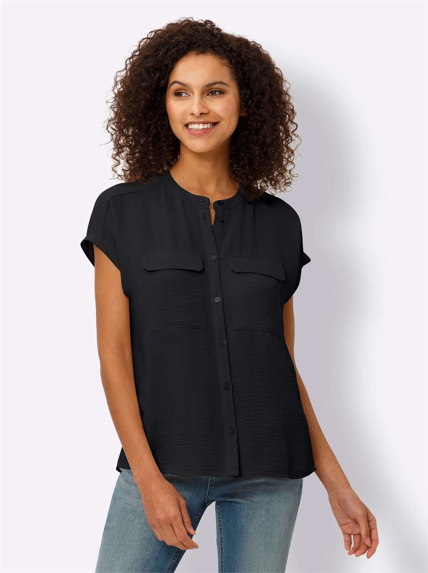 heine Blouse met korte mouwen