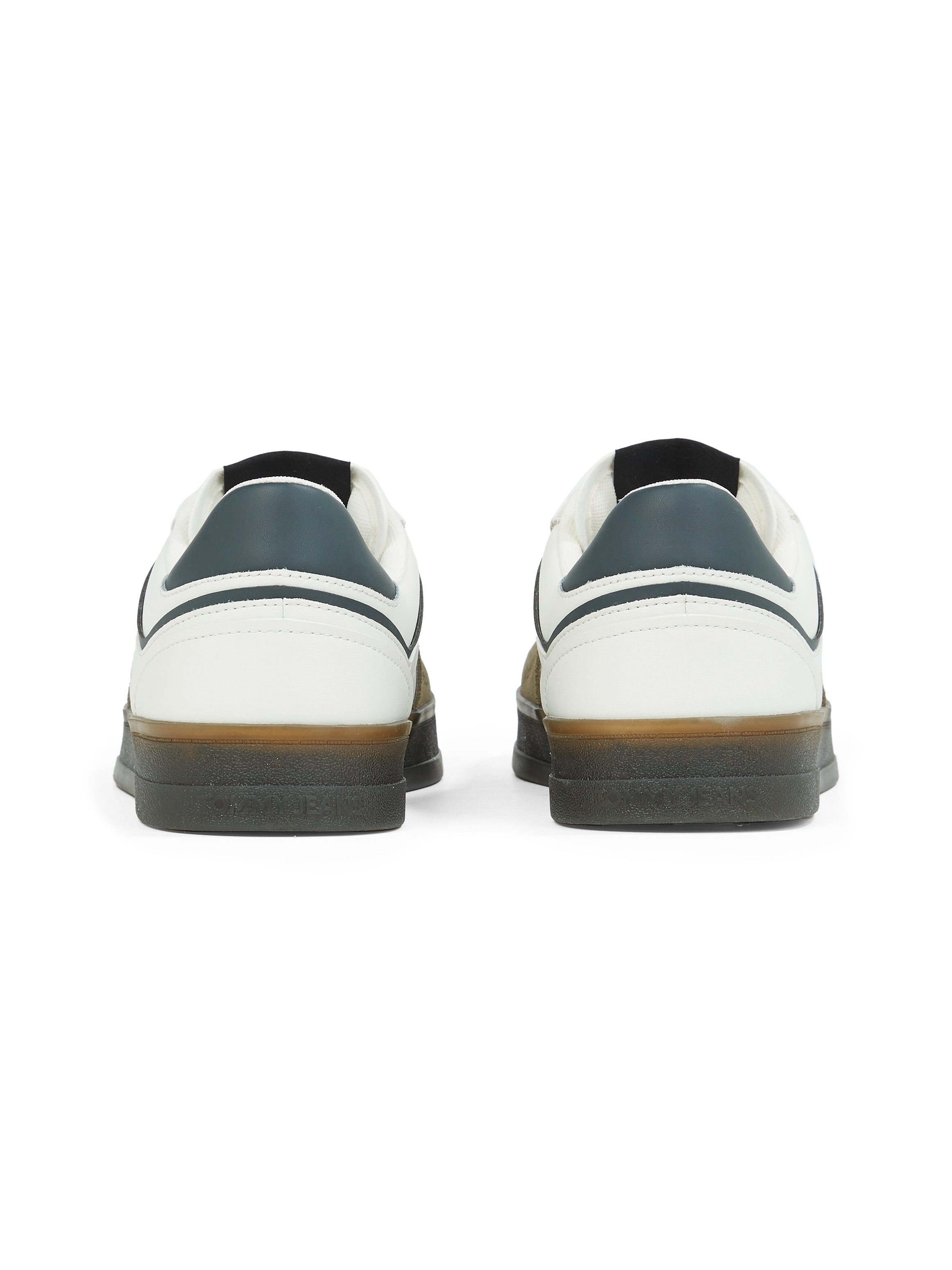 TOMMY JEANS Plateausneakers THE GREENWHICH RETRO vrijetijdsschoen, lage schoen, veterschoen met gekleurde contrastafwerkingen