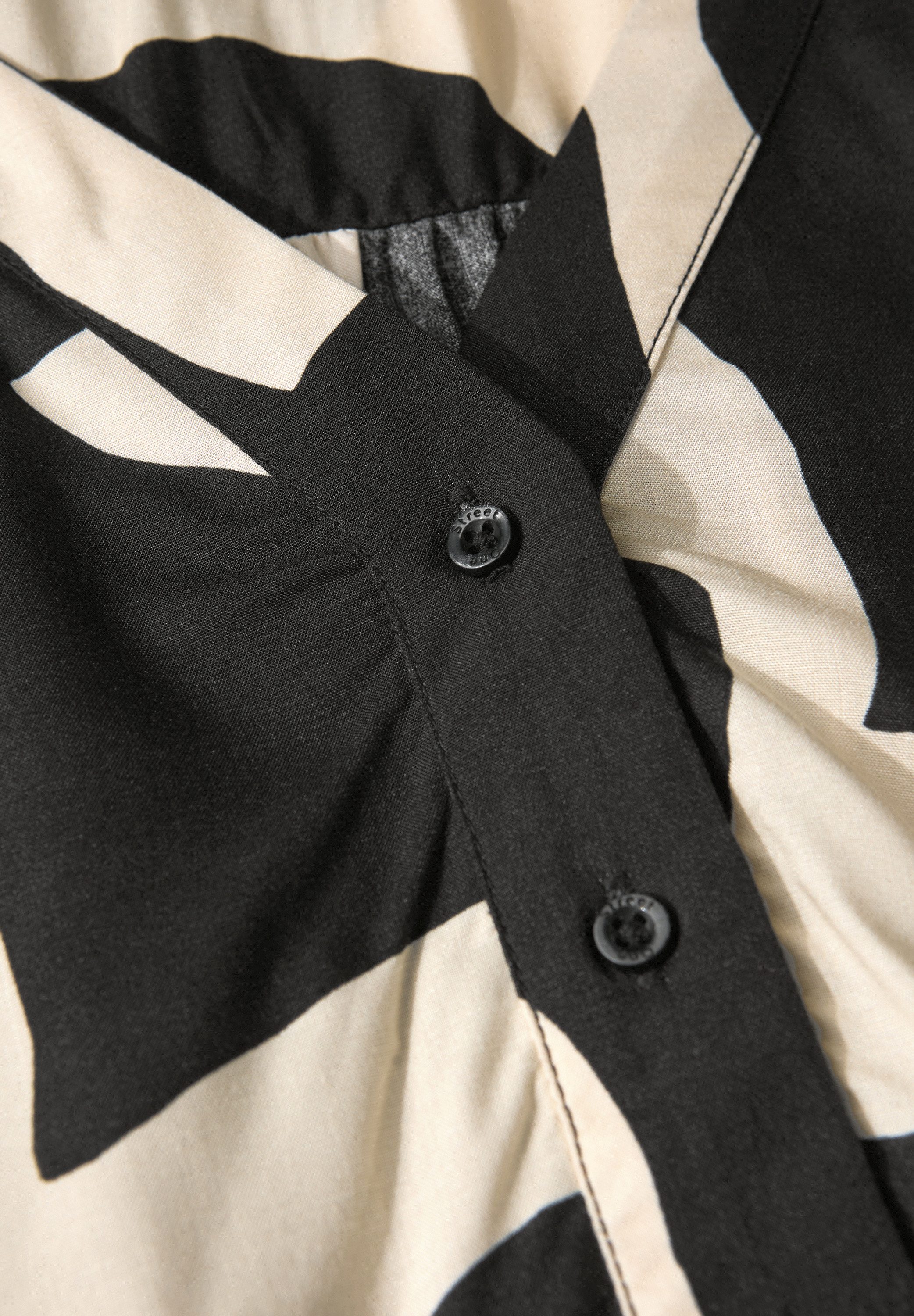 STREET ONE Blouse met korte mouwen met grafisch patroon
