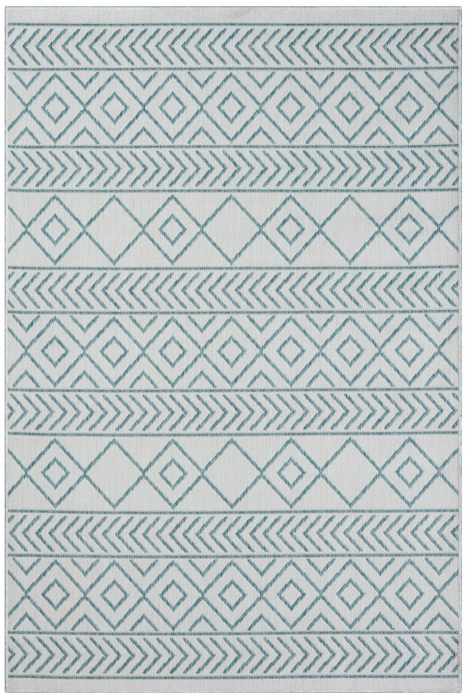 Myflair Möbel & Accessoires Vloerkleed Liva voorraadopruiming Omkeerbaar tapijt, ruitenmotief, geschikt voor buiten, balkon, terras