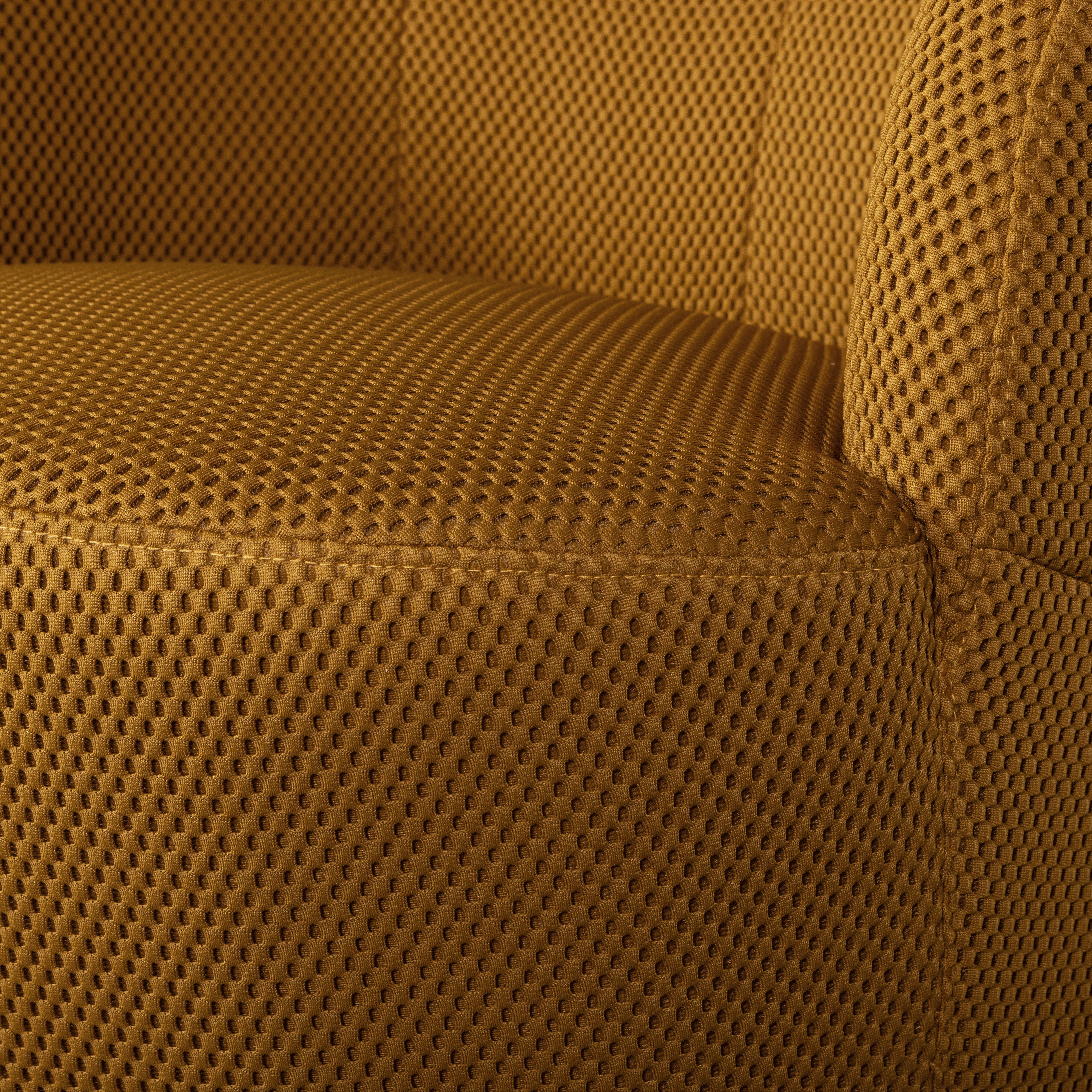 WOOOD Draaibare fauteuil Serra in elke richting draaibaar, ronde vorm, h 68 cm x b 70 cm