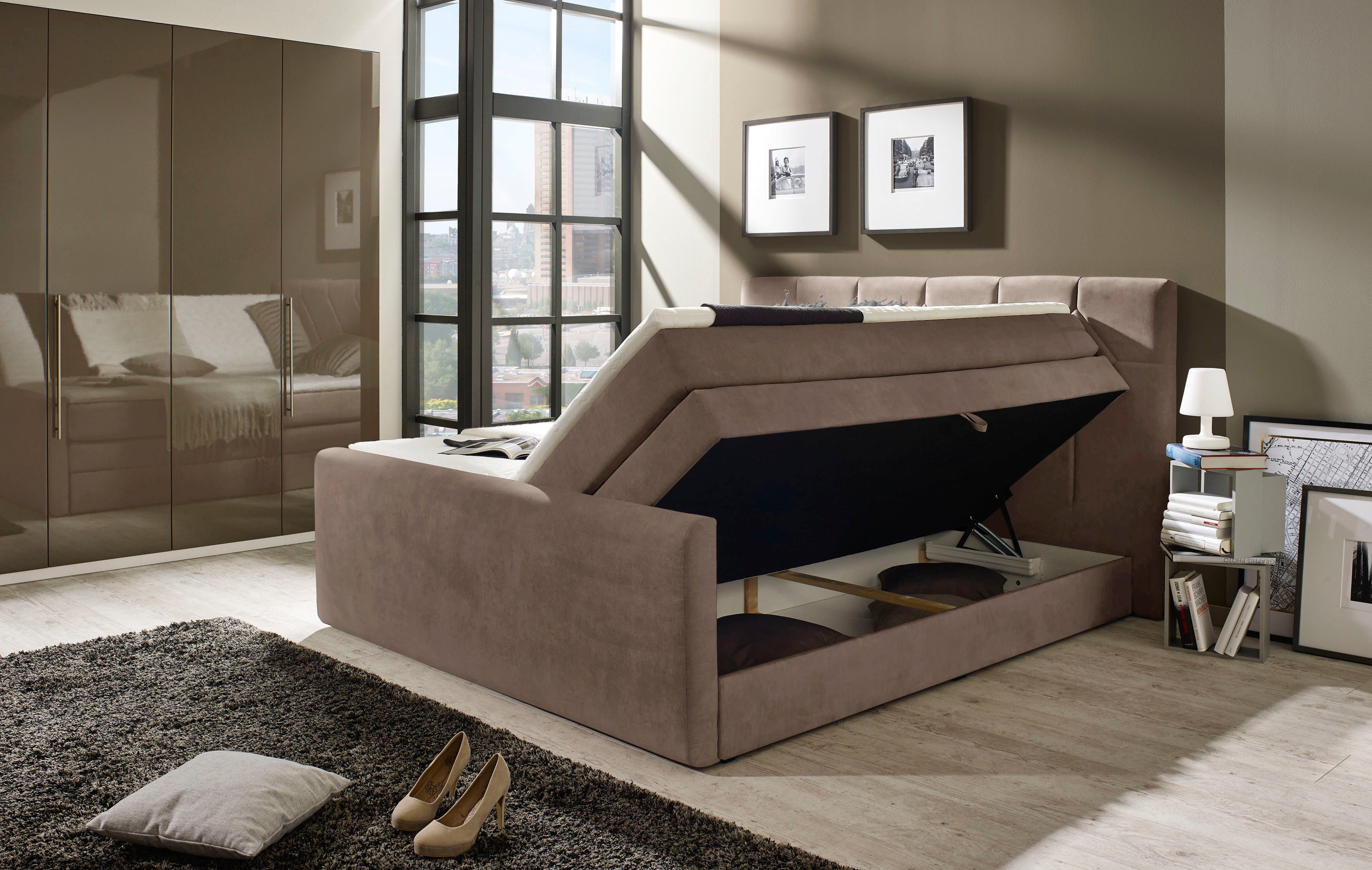 Places of Style Boxspring Atlanta inclusief topmatras en bedkist