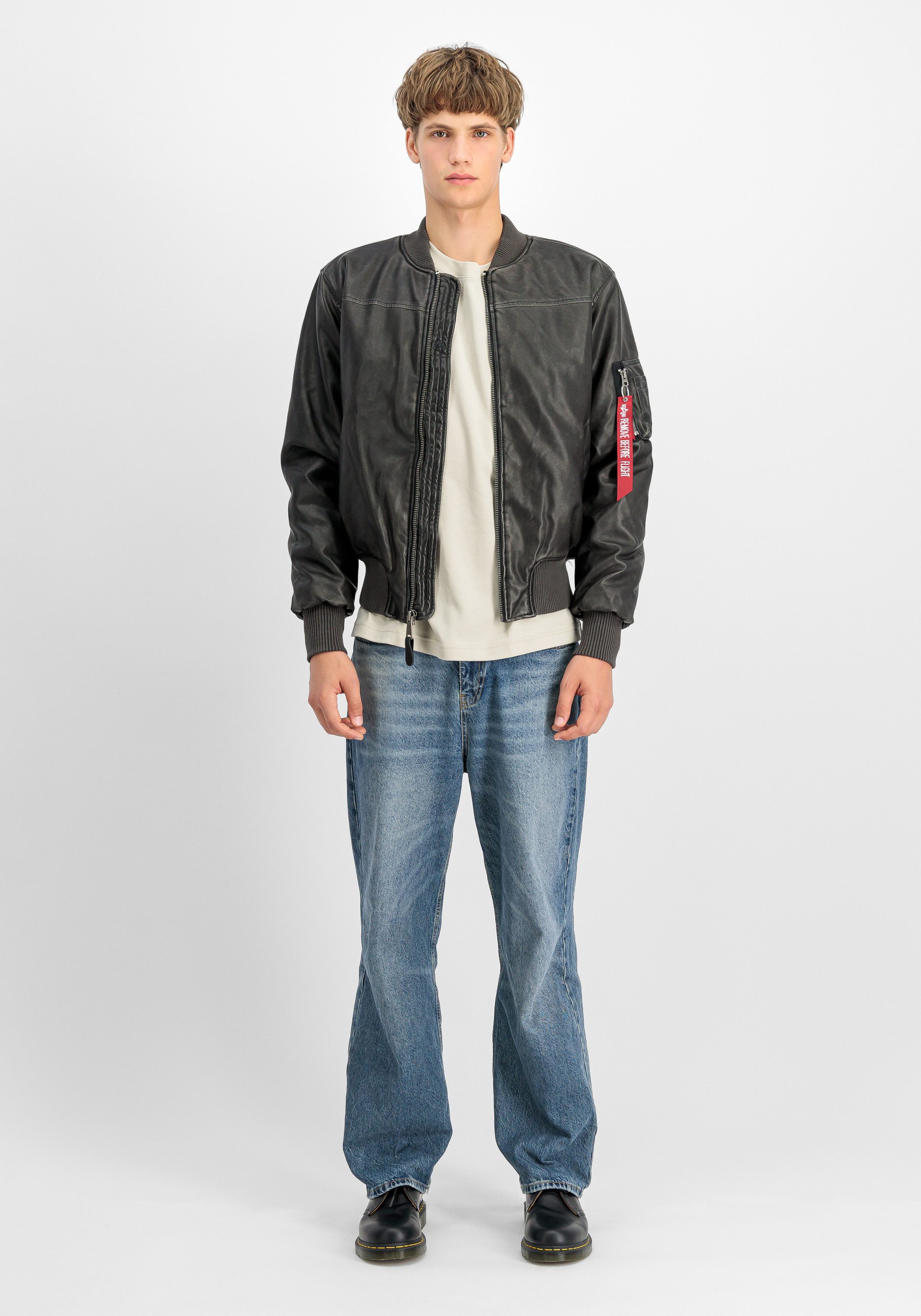Alpha Industries Bomberjack Alpha Industries Men - Bomber Jackets MA-1 Faux Leather Vintage