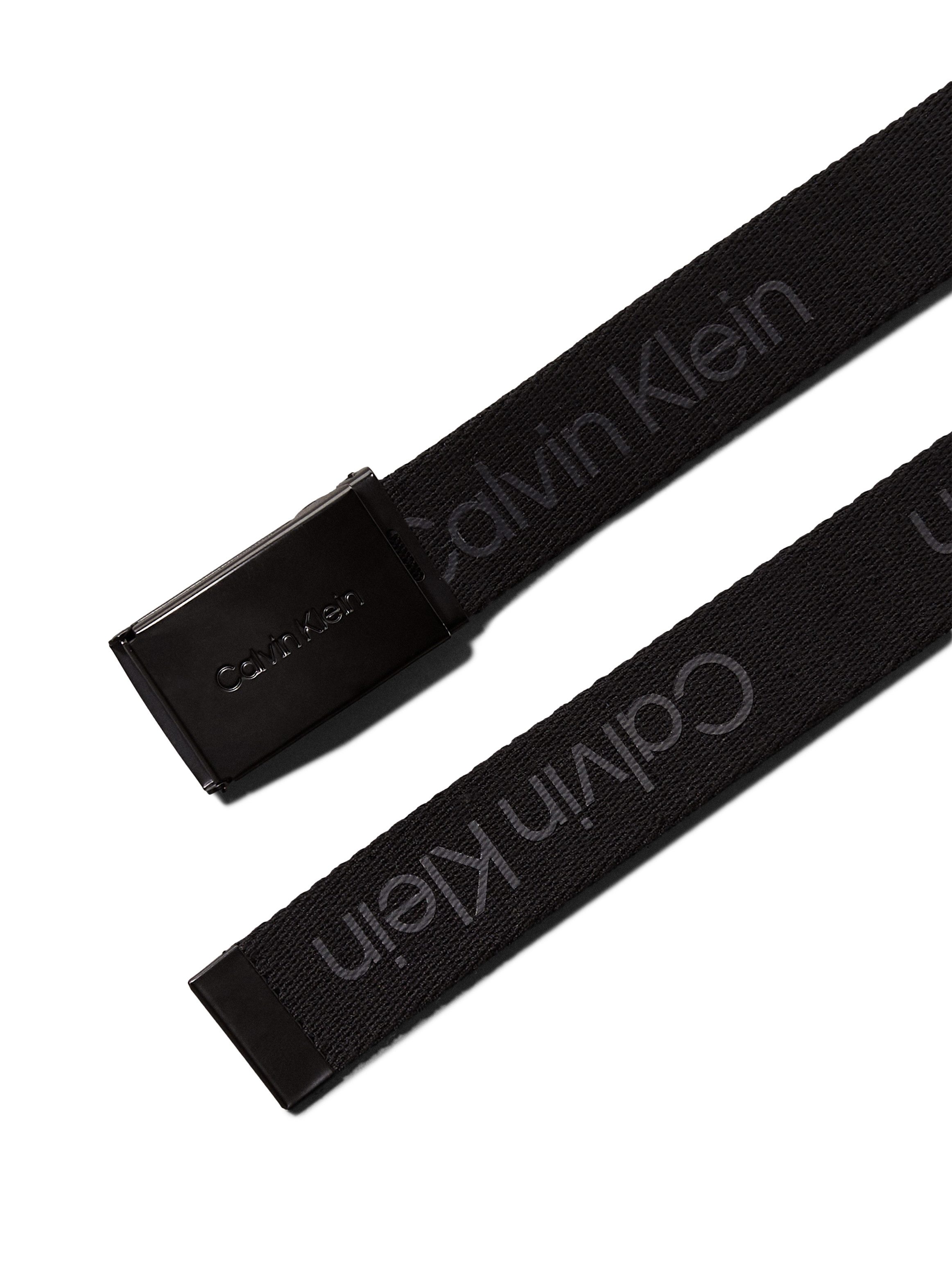 Calvin Klein Synthetische riem CALVIN LOGO CANVAS BELT Logoprinten, riemsluiting