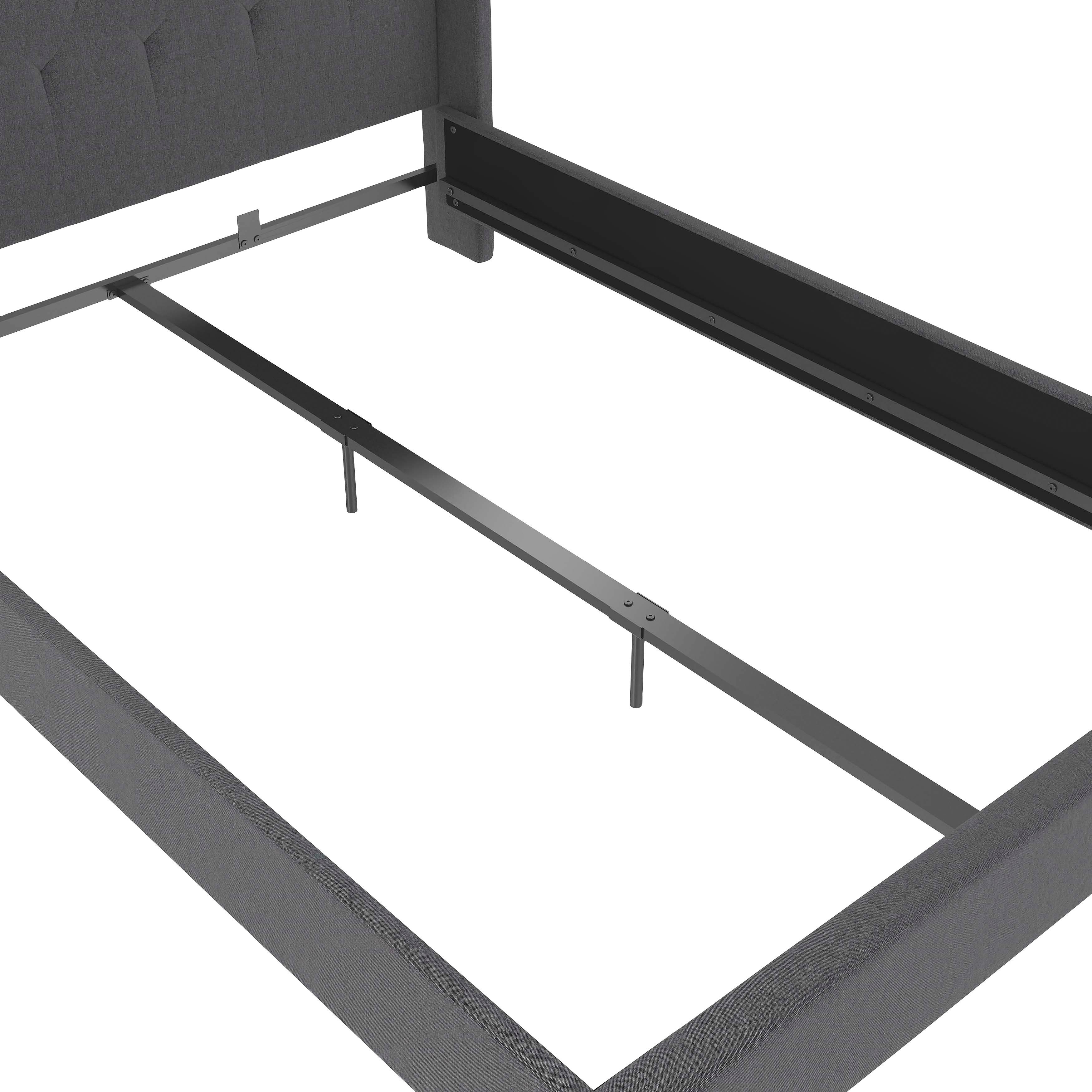 Home affaire Gestoffeerd bed Kempton met ruitencapitonnage, zacht verdikt, ligoppervlak 140x200 of 180x200 cm (1-delig)