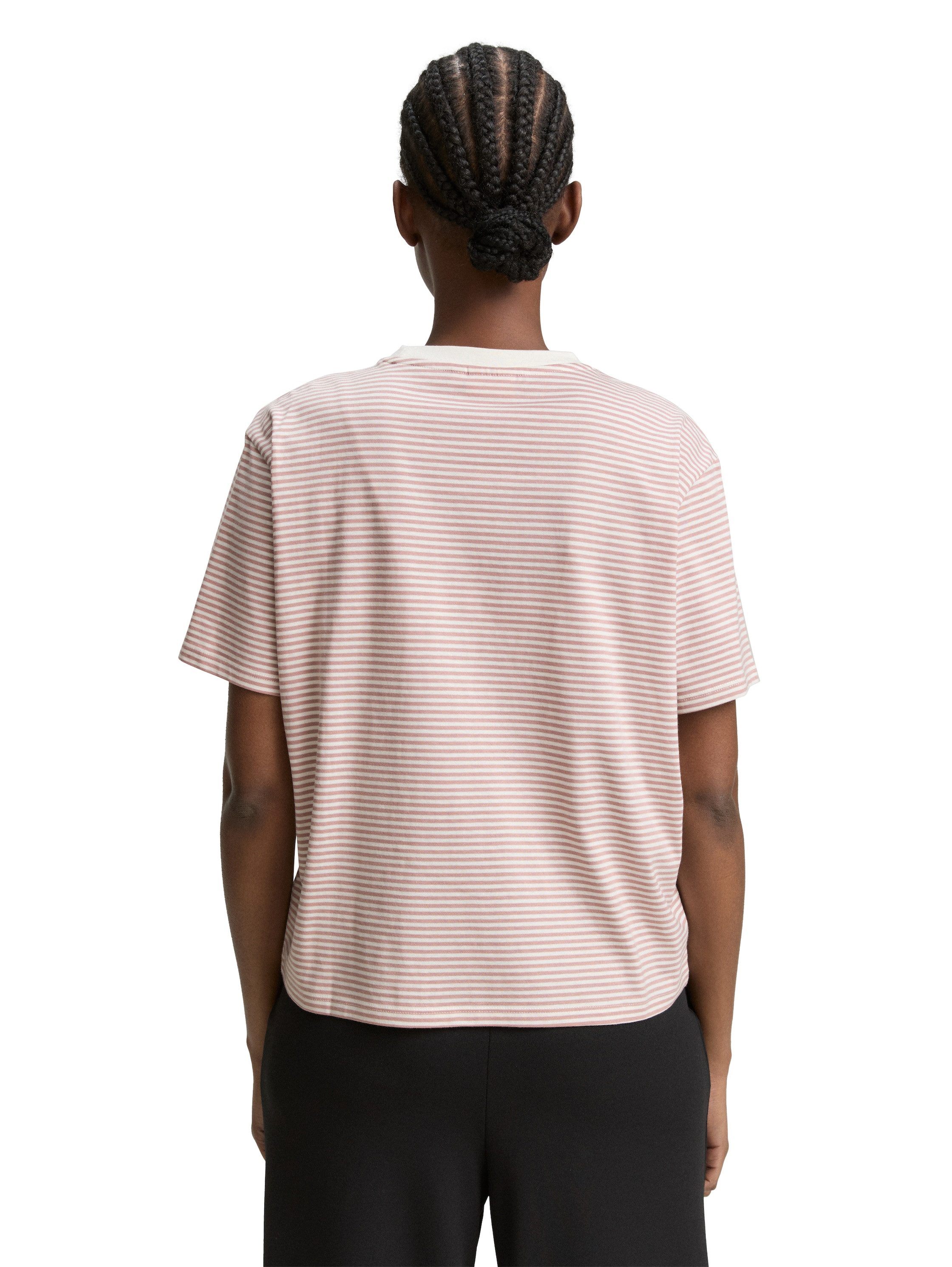 Tom Tailor Denim T-shirt met streepmotief