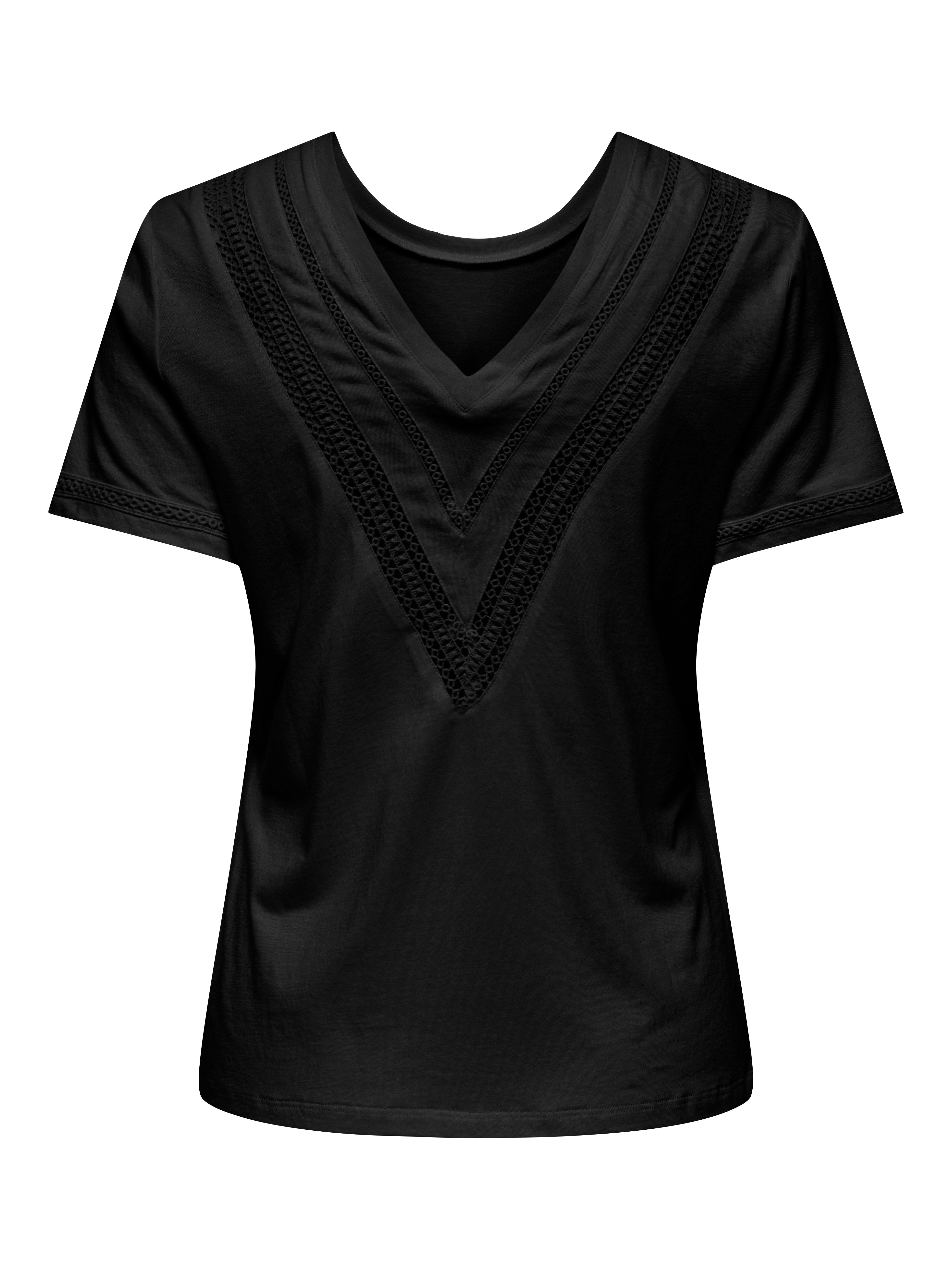 Only Shirt met korte mouwen ONLSIGRID S/S O-NECK TOP JRS