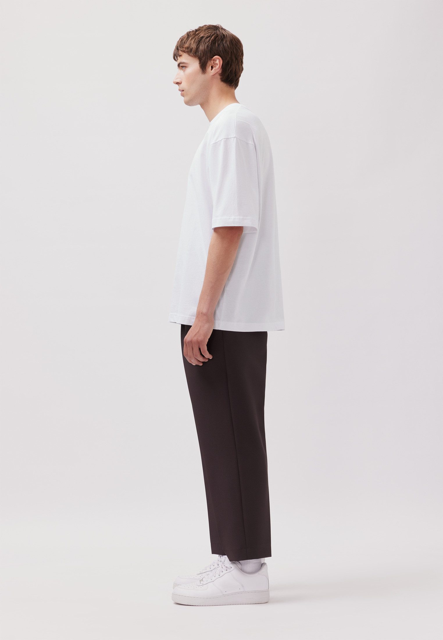 studio seidensticker T-shirt Studio 1/2 ronde hals uni