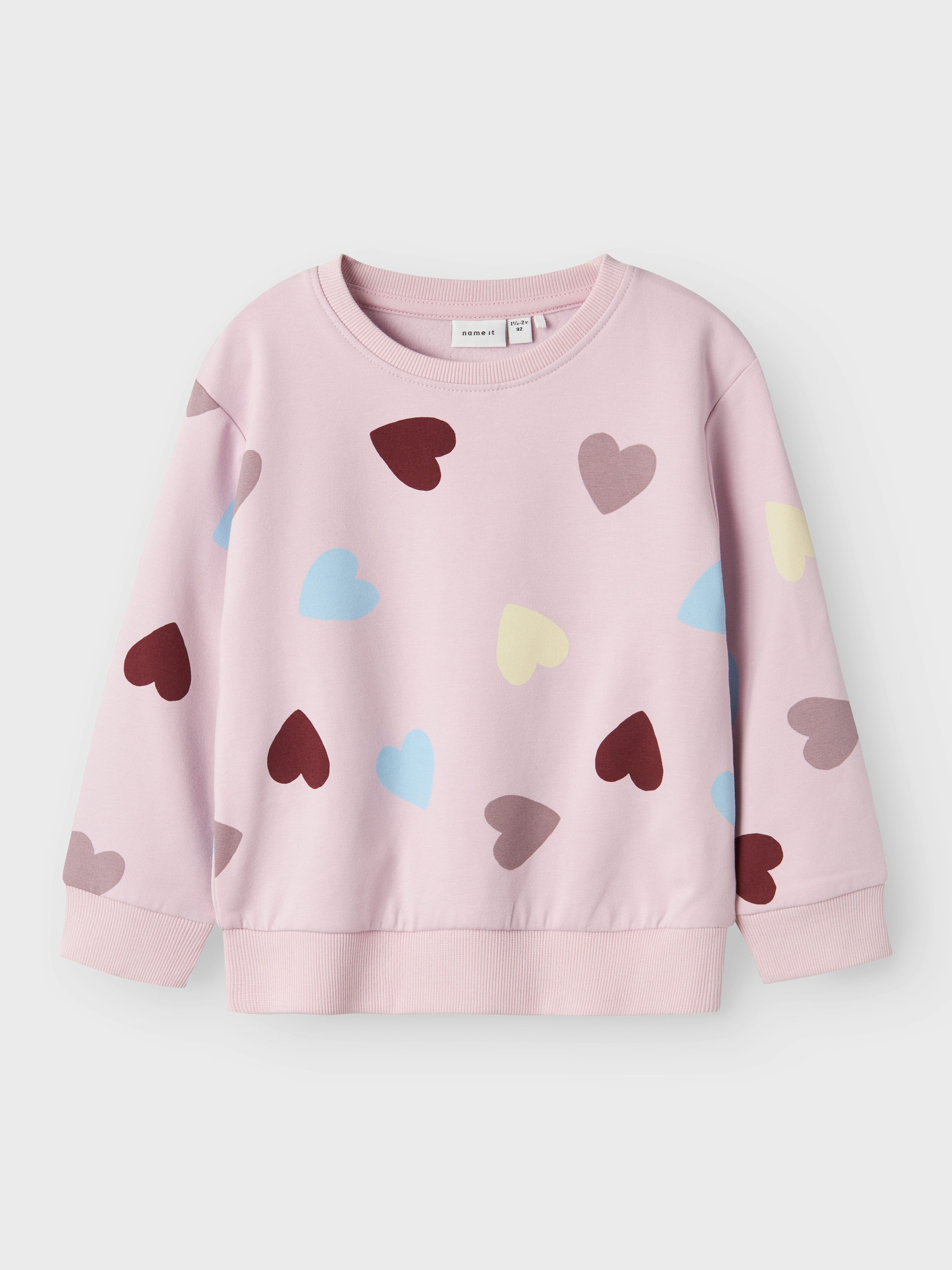 Name It Sweatshirt NMFSMILE LS NREG SWEAT BOX BRU