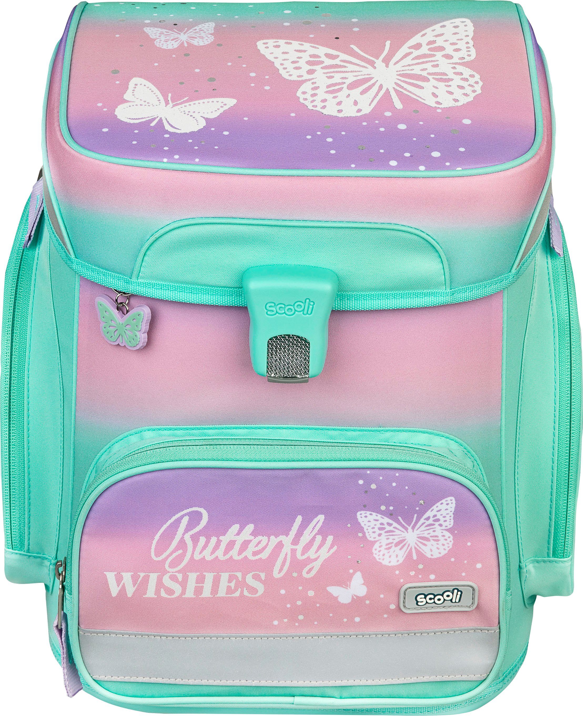 Scooli Schooltas EasyFit, Butterfly Wishes (5-delig)