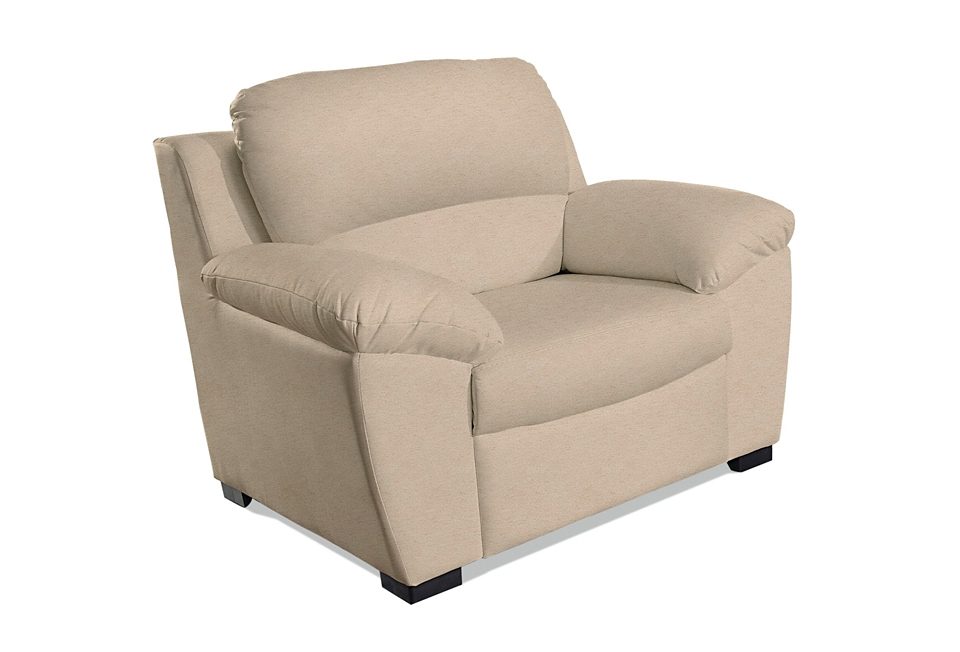 COTTA Fauteuil Dani fauteuils maat Luxe-microvezel beige