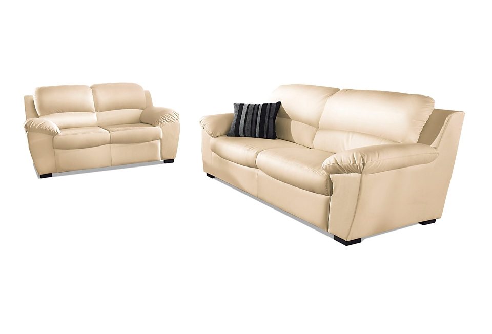 COTTA Zithoek Dani Set: 2-zitsbank en 2,5-zitsbank (set, 2-delig) beige, zithoeken