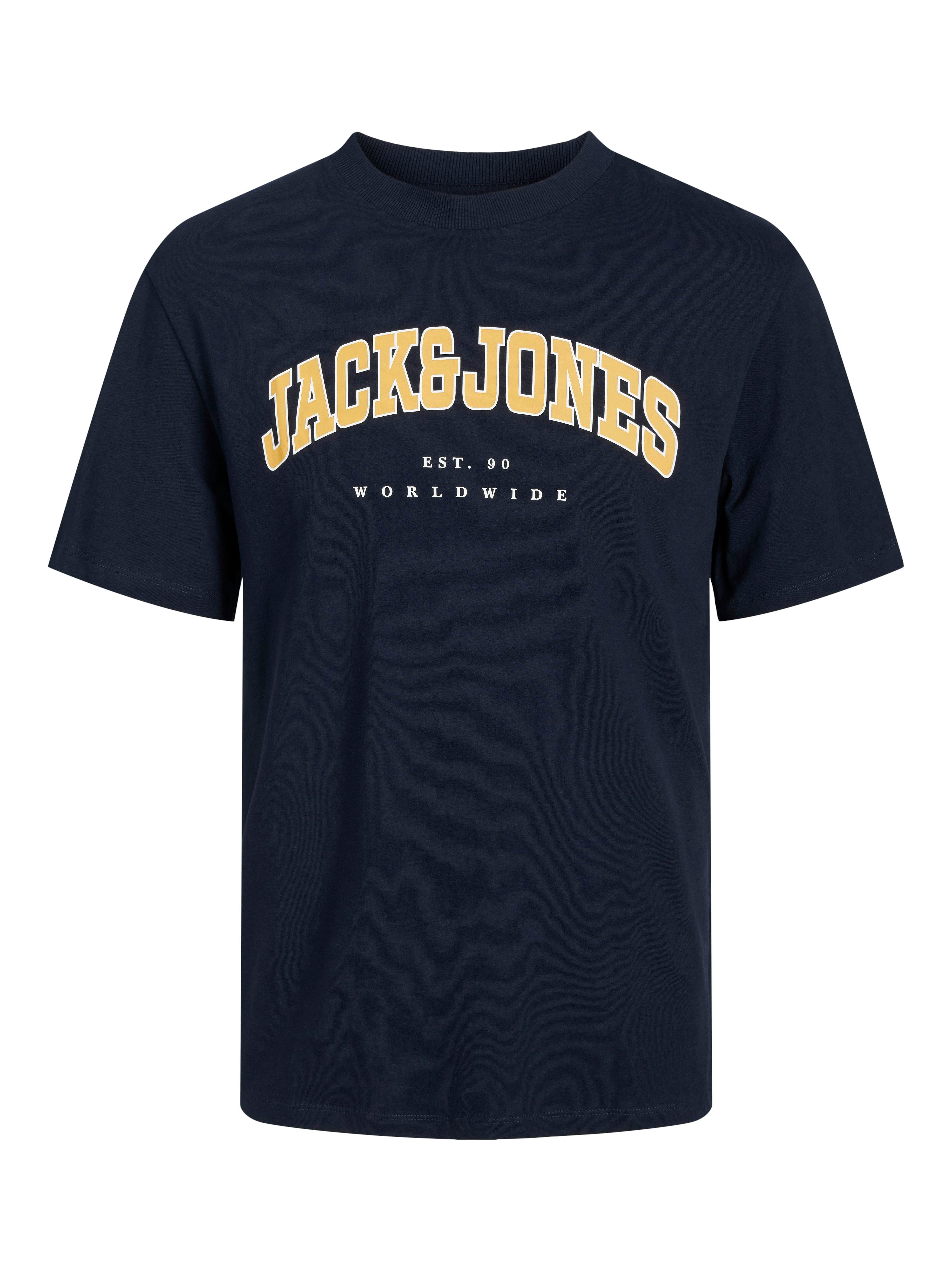 Jack & Jones PlusSize T-shirt JJECALEB VARSITY TEE SS O-NECK NOOS PLS