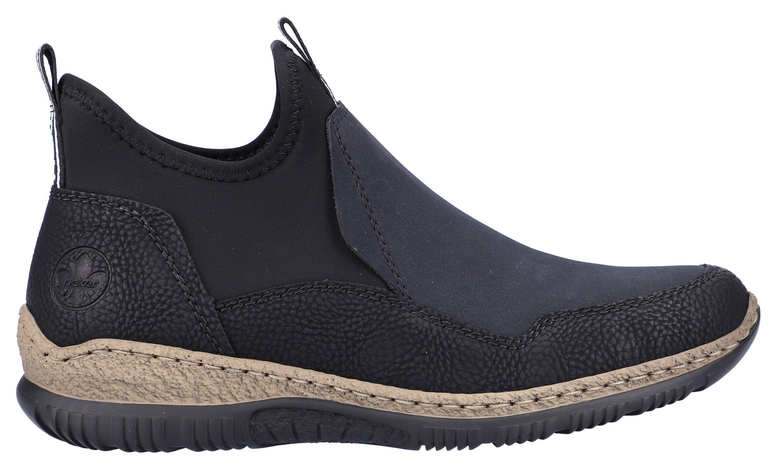 Rieker Boots zonder sluiting met een logo-opschrift