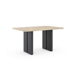 maeusbacher tafel met dichte zijkanten mister 2 frame met rechte wangen zwart