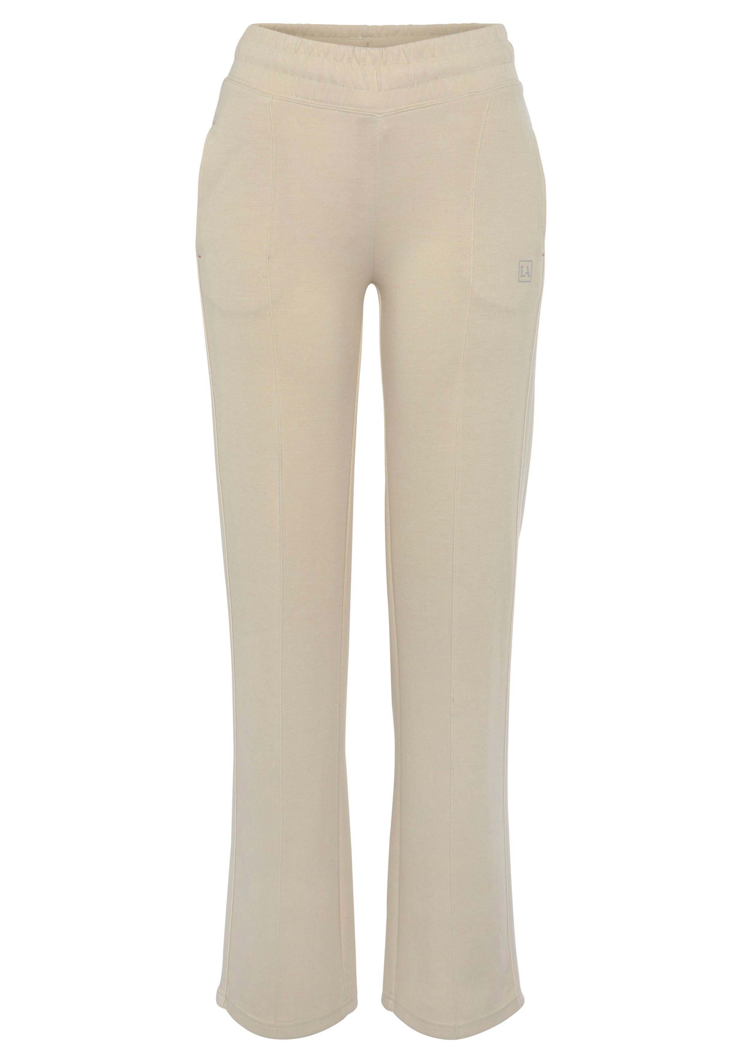 active by Lascana Jogpants met contrasterend tape