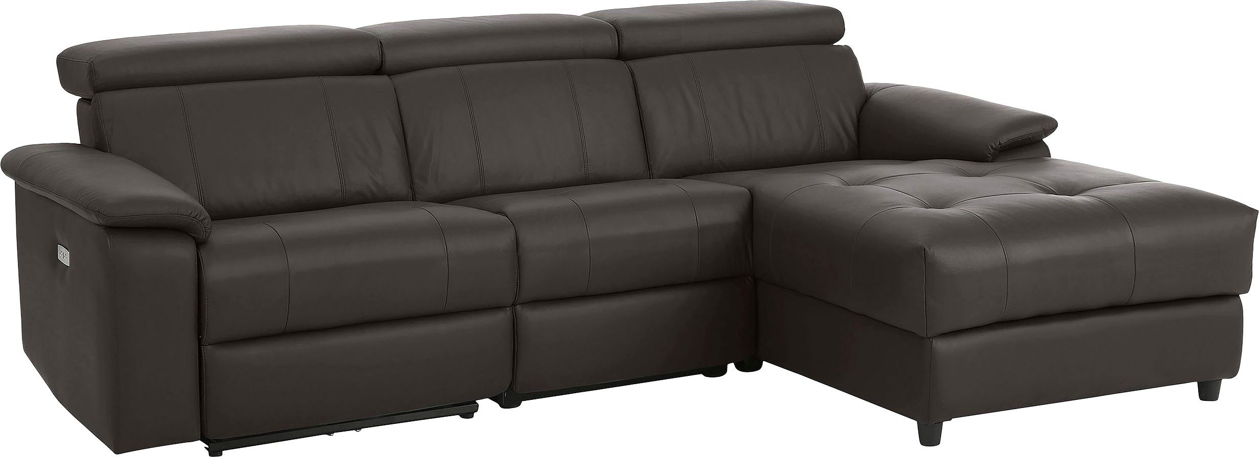 Home affaire Hoekbank Binado, L-vorm, met handmatige of elektrische relaxfunctie met usb-aansluiting