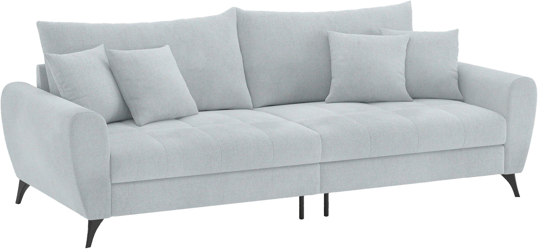 Mr. Couch Megabank Blackburn II Met koudschuimvering tot 140 kg belastbaar grijs, xxl banken