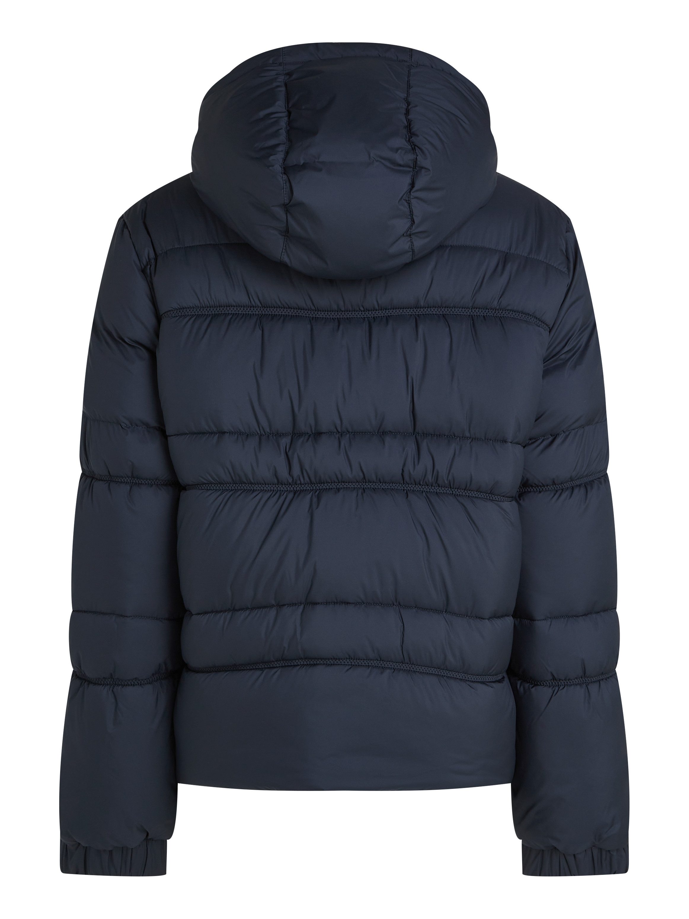 TOMMY JEANS Gewatteerde jas met een logo-opschrift