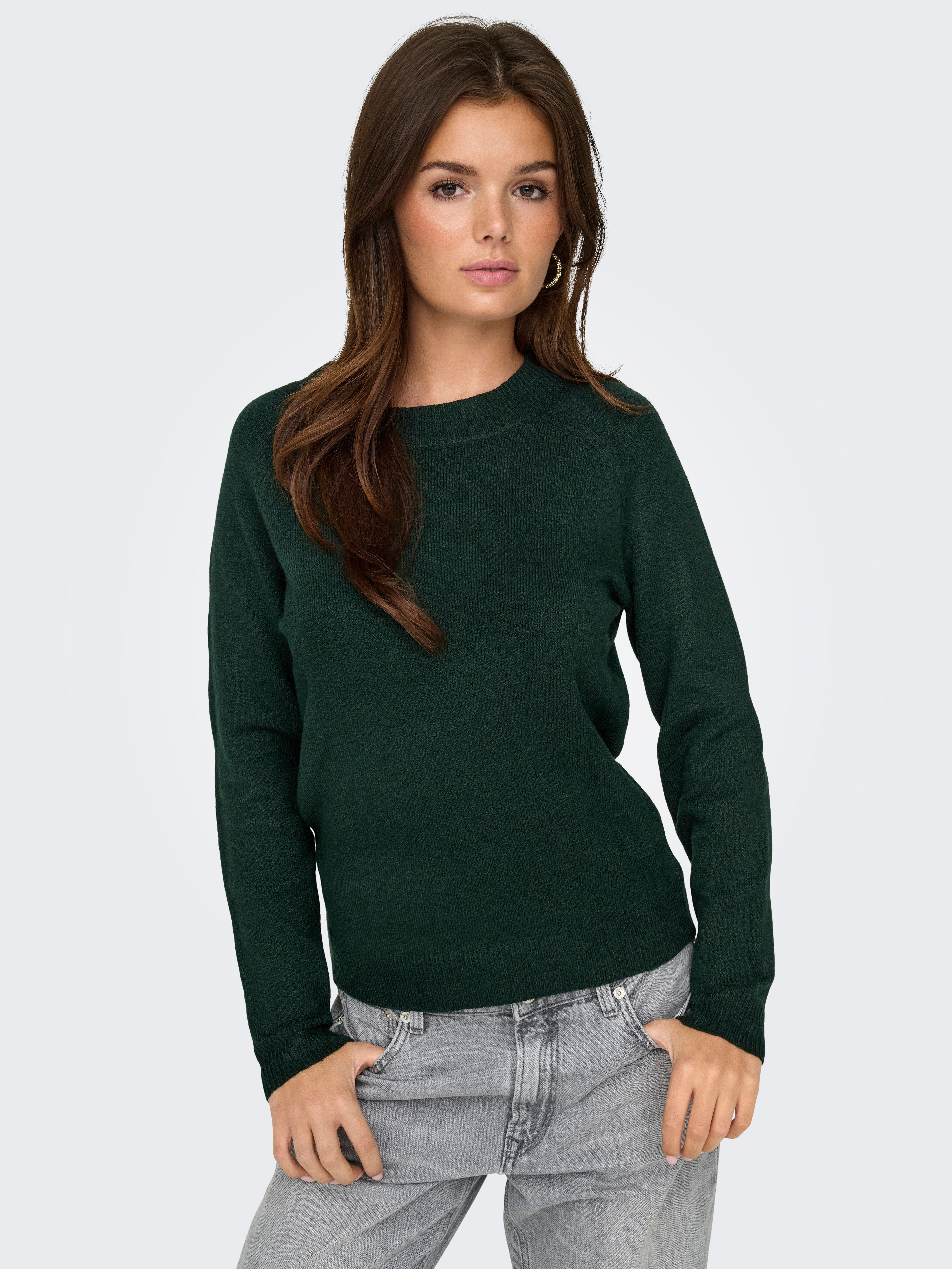 Only Trui met ronde hals ONLRICA LIFE L/S PULLOVER KNT NOOS