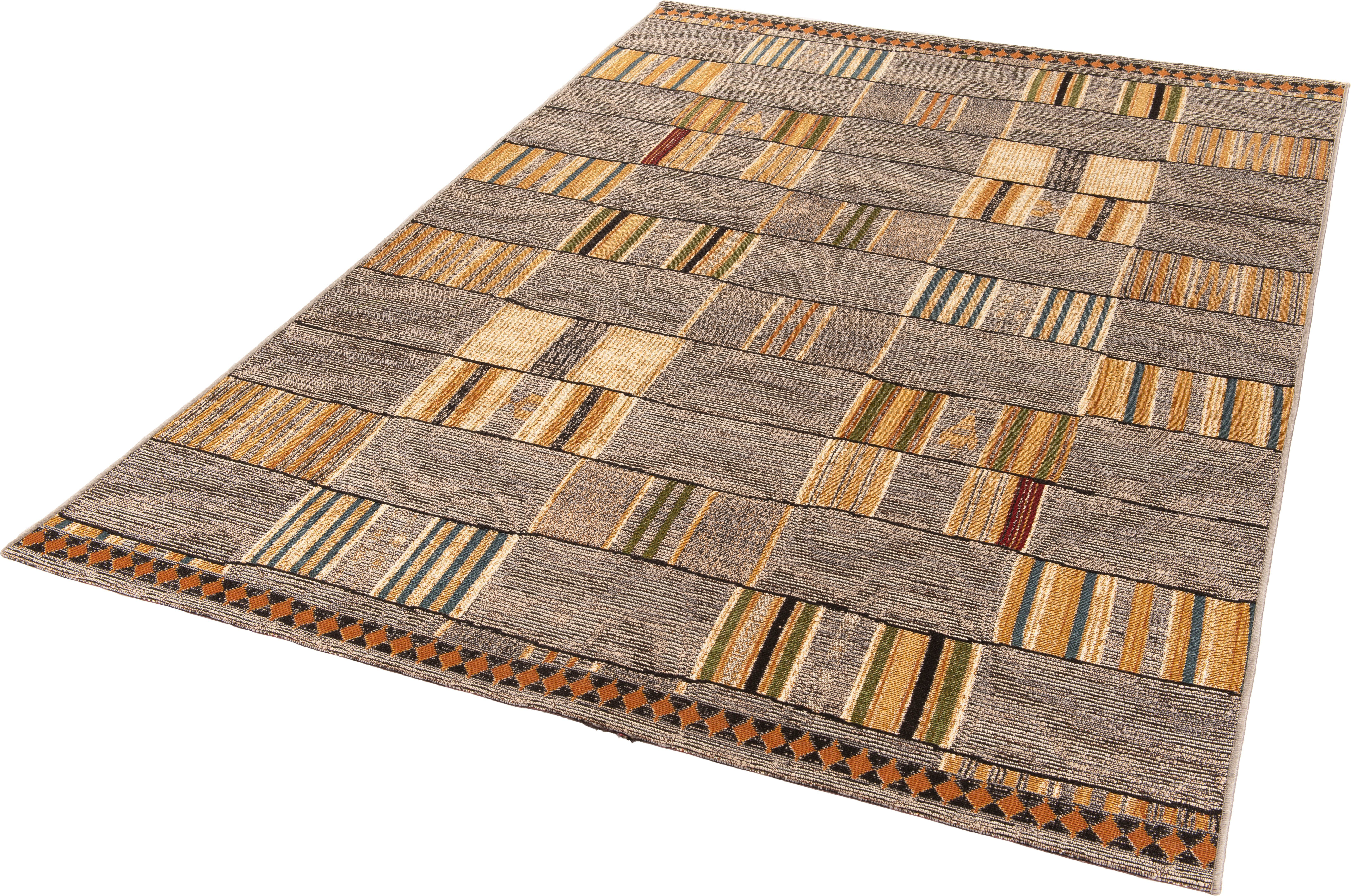 Gino Falcone Vloerkleed Outdoor-Africa 40 Platweefsel, geschikt voor binnen en buiten, woonkamer