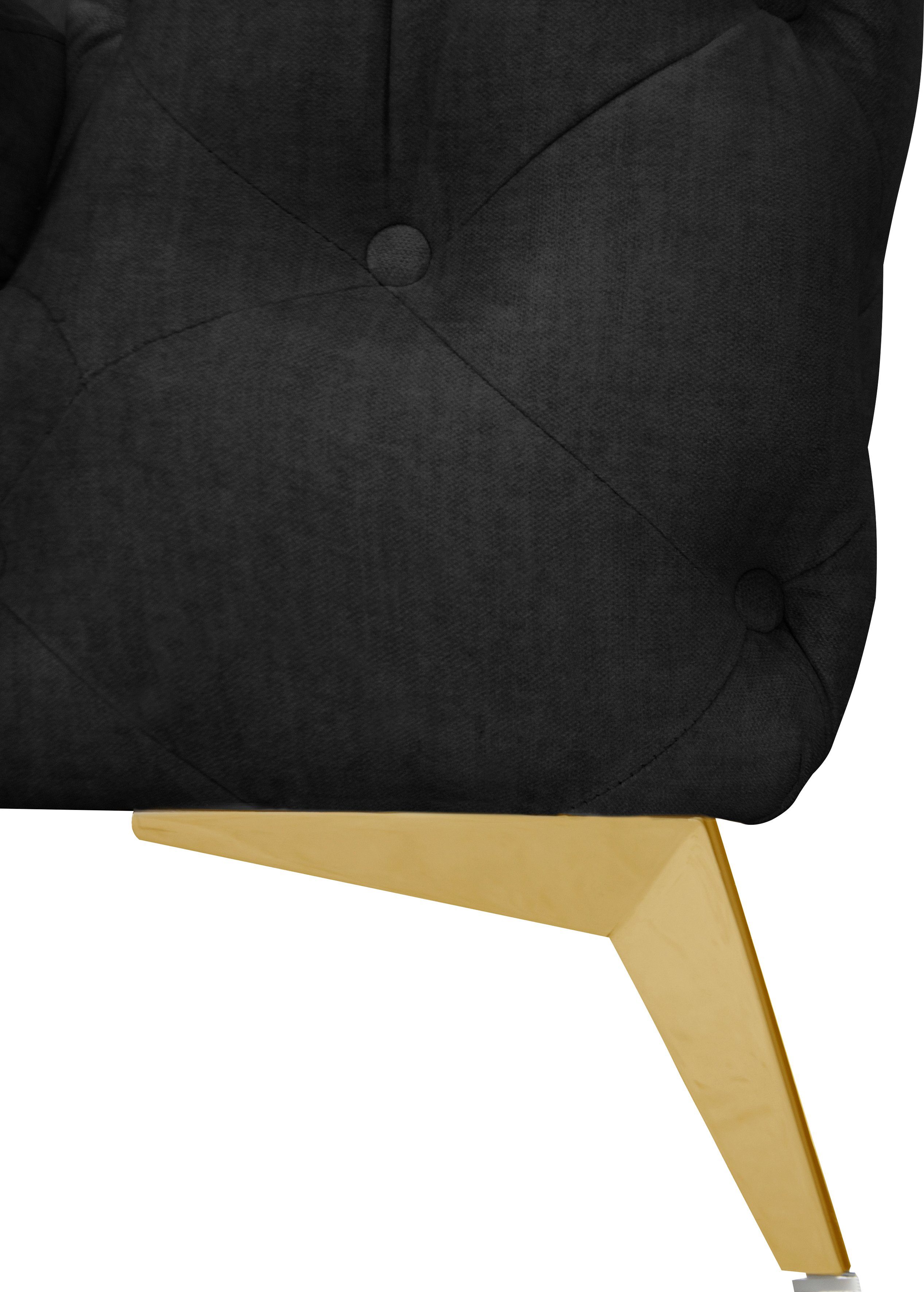 Leonique Chesterfield-bank Glynis luxueuze capitonnage, moderne chesterfield look, kleur van de poten ter keuze