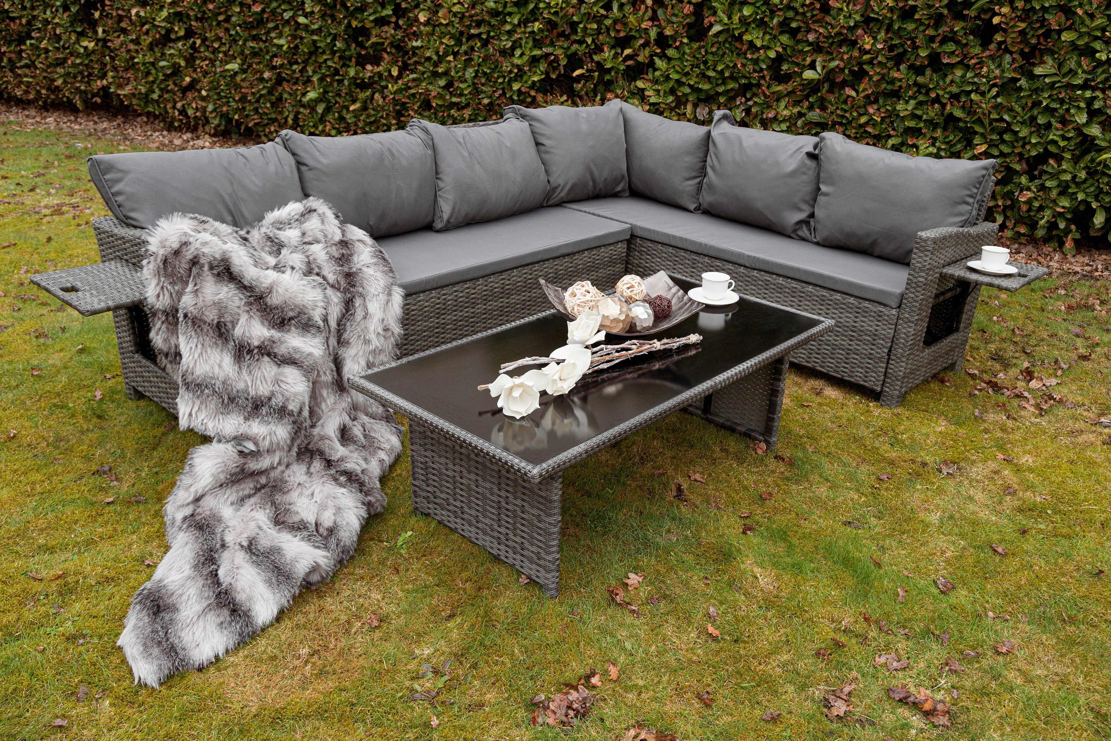 my Flair Tuinset 2 banken, 1 tafel (3-delig)