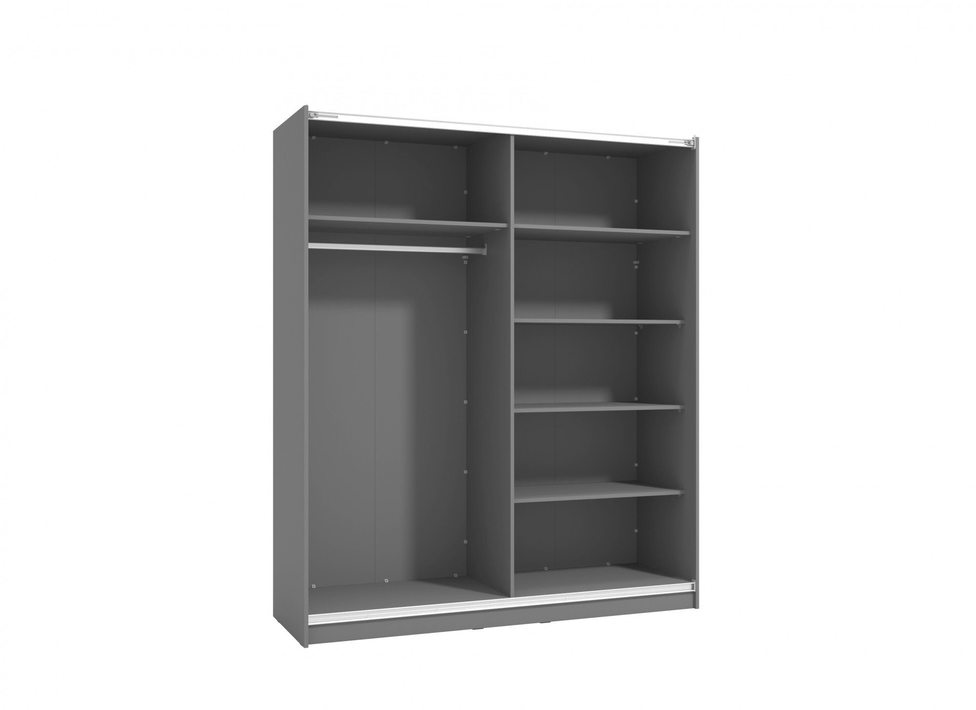 INOSIGN Zweefdeurkast Sierra kledingkast met spiegel linnenkast garderobe Topseller INCLUSIEF interne indeling, FSC®-gecertificeerd, OTTOs Choice