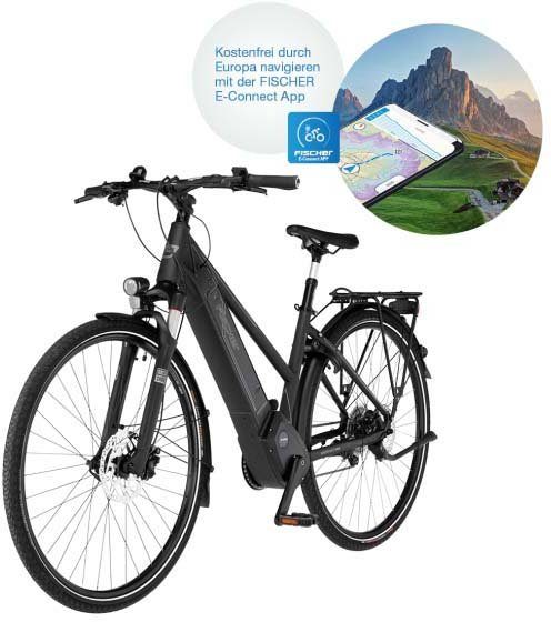Fischer E-bike VIATOR 6.0i heren 504 Pedelec, elektrische fiets voor heren