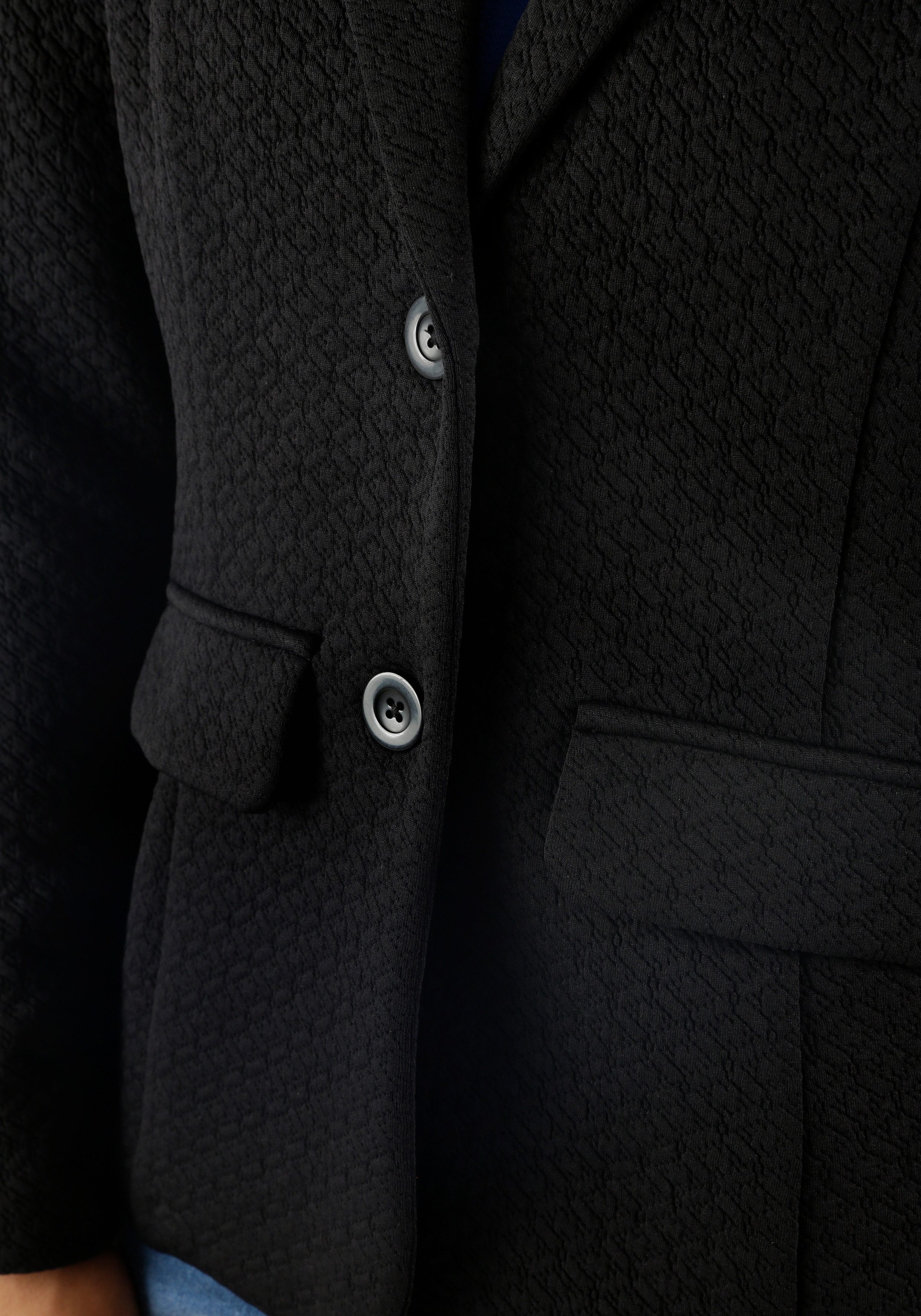 Aniston SELECTED Jerseyblazer met structuurmotief