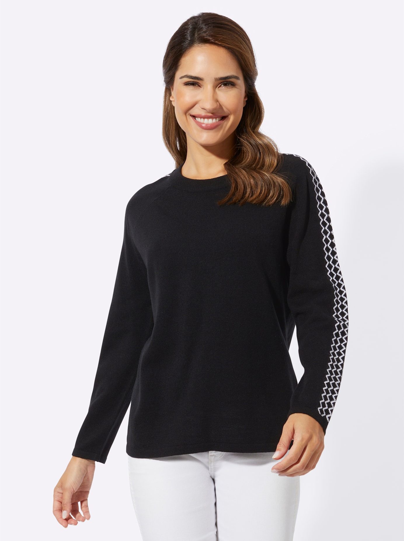 Classic Basics Gebreide Trui met ronde hals