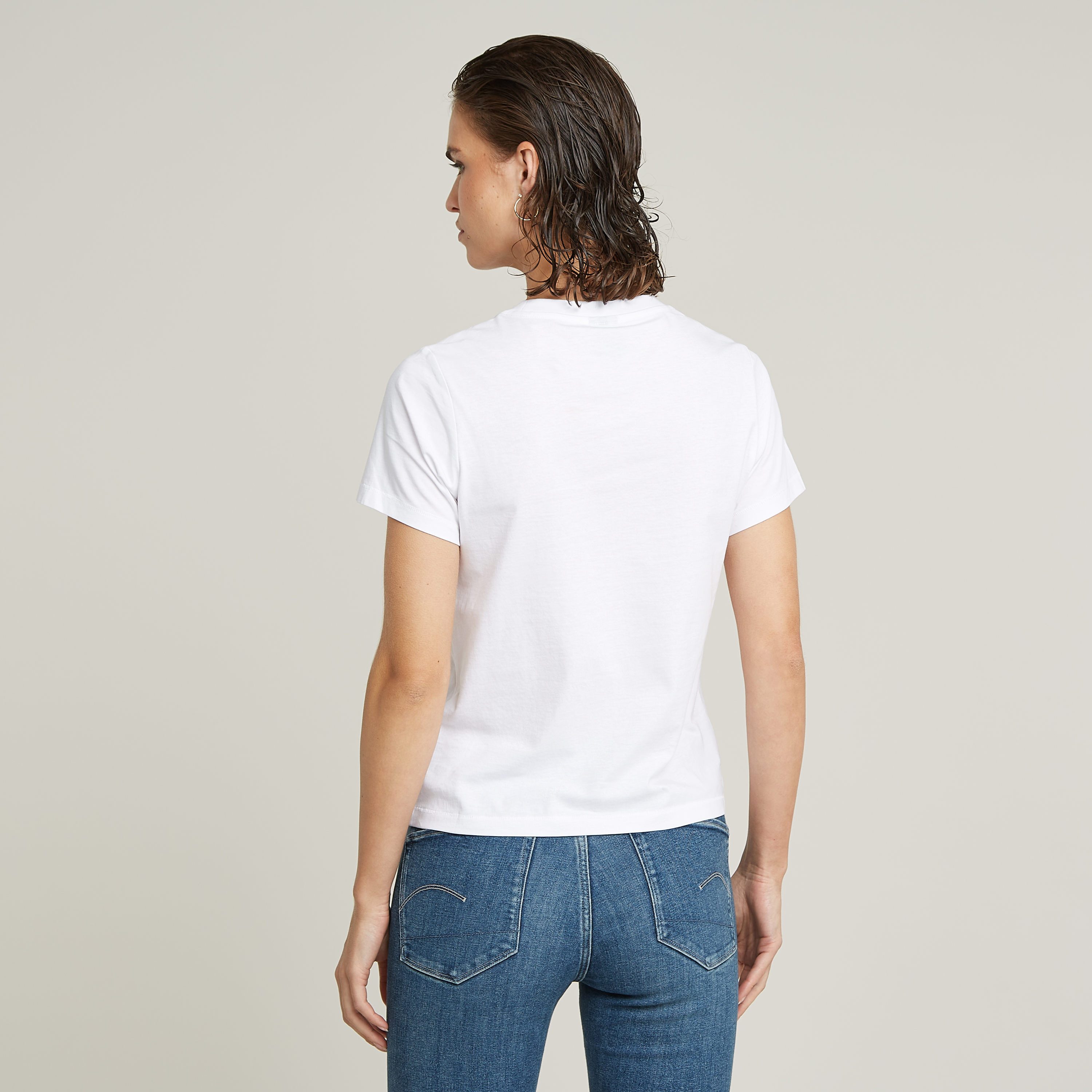 G-Star RAW T-shirt Nifous met klein logoborduursel