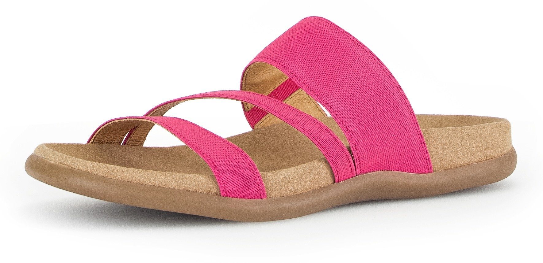 Gabor Slippers , sleehak, zomerschoen, pantoffels in een zomers kleurenpalet