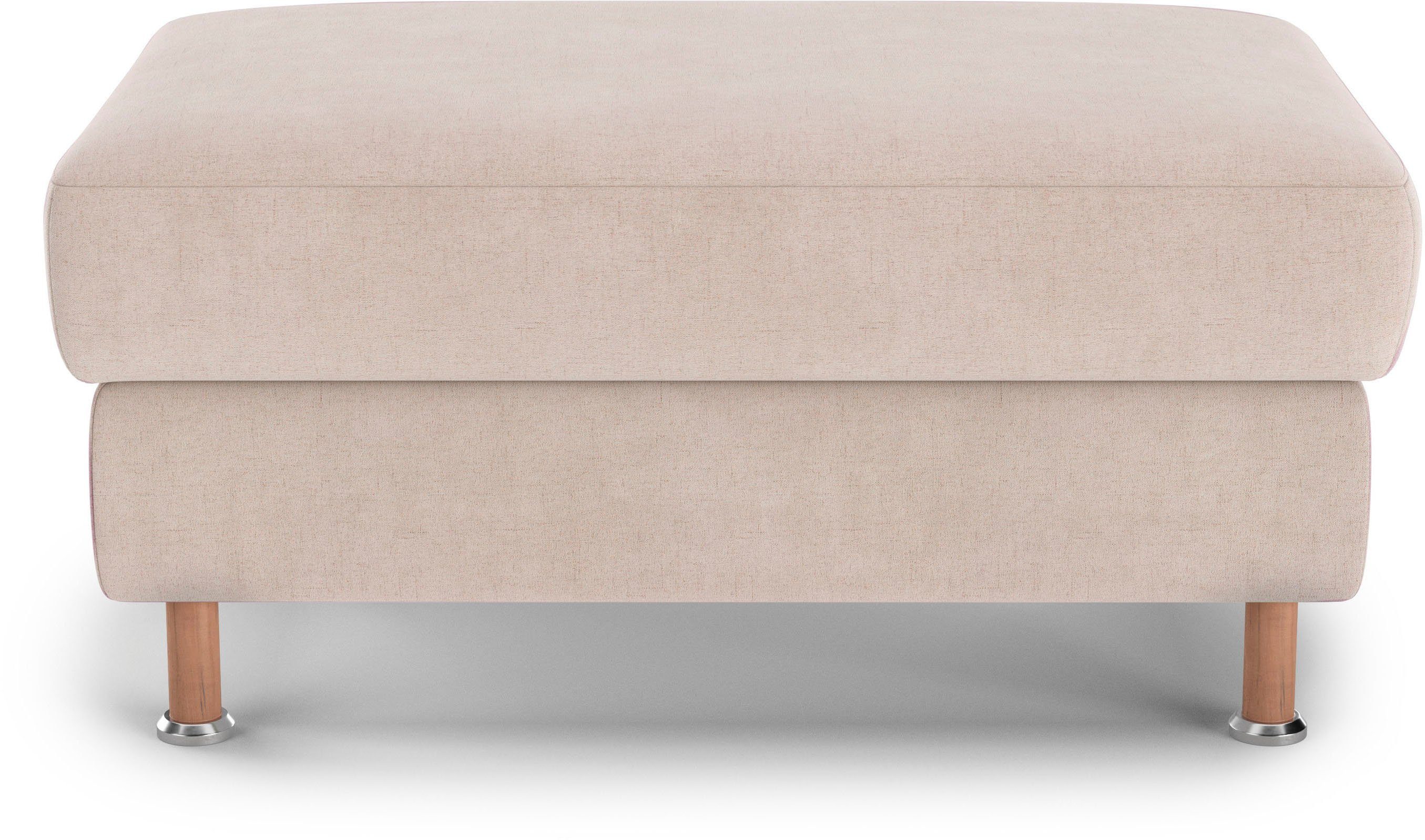 Home affaire Hocker Calypso Houten poten met metalen plaat