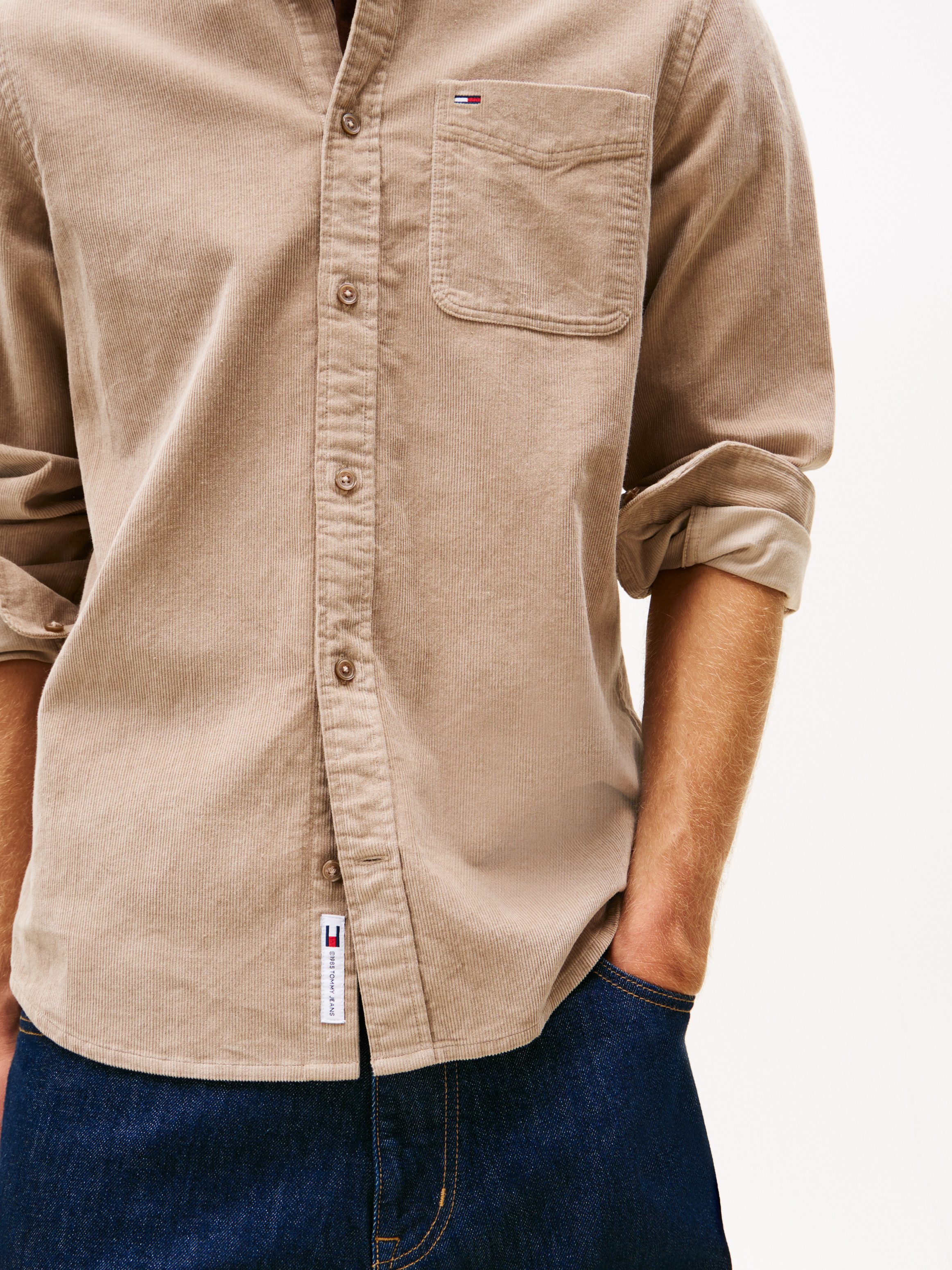 TOMMY JEANS Overhemd met lange mouwen TJM BABY CORD SHIRT EXT