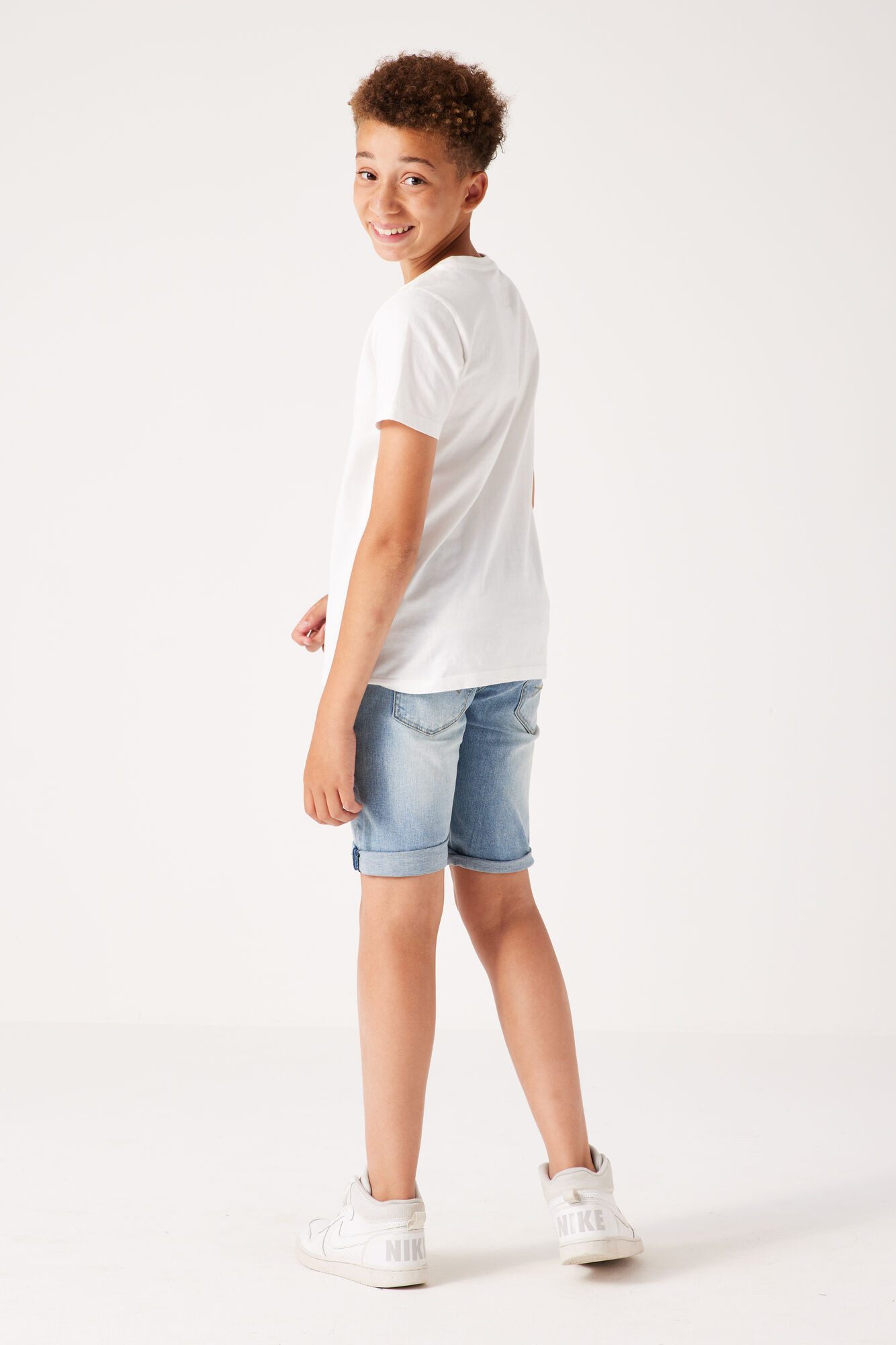 Garcia Jeansshort TAVIO met used-effecten