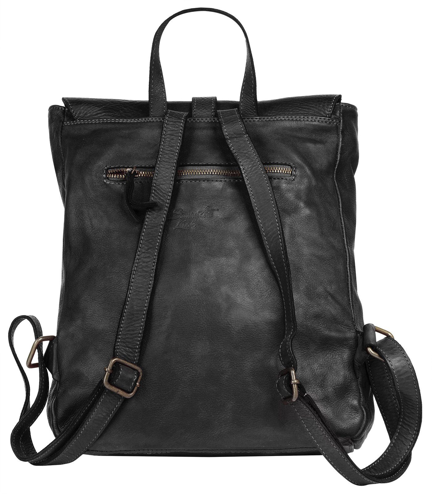 Samantha Look Rugzak echt leer, made in italy
