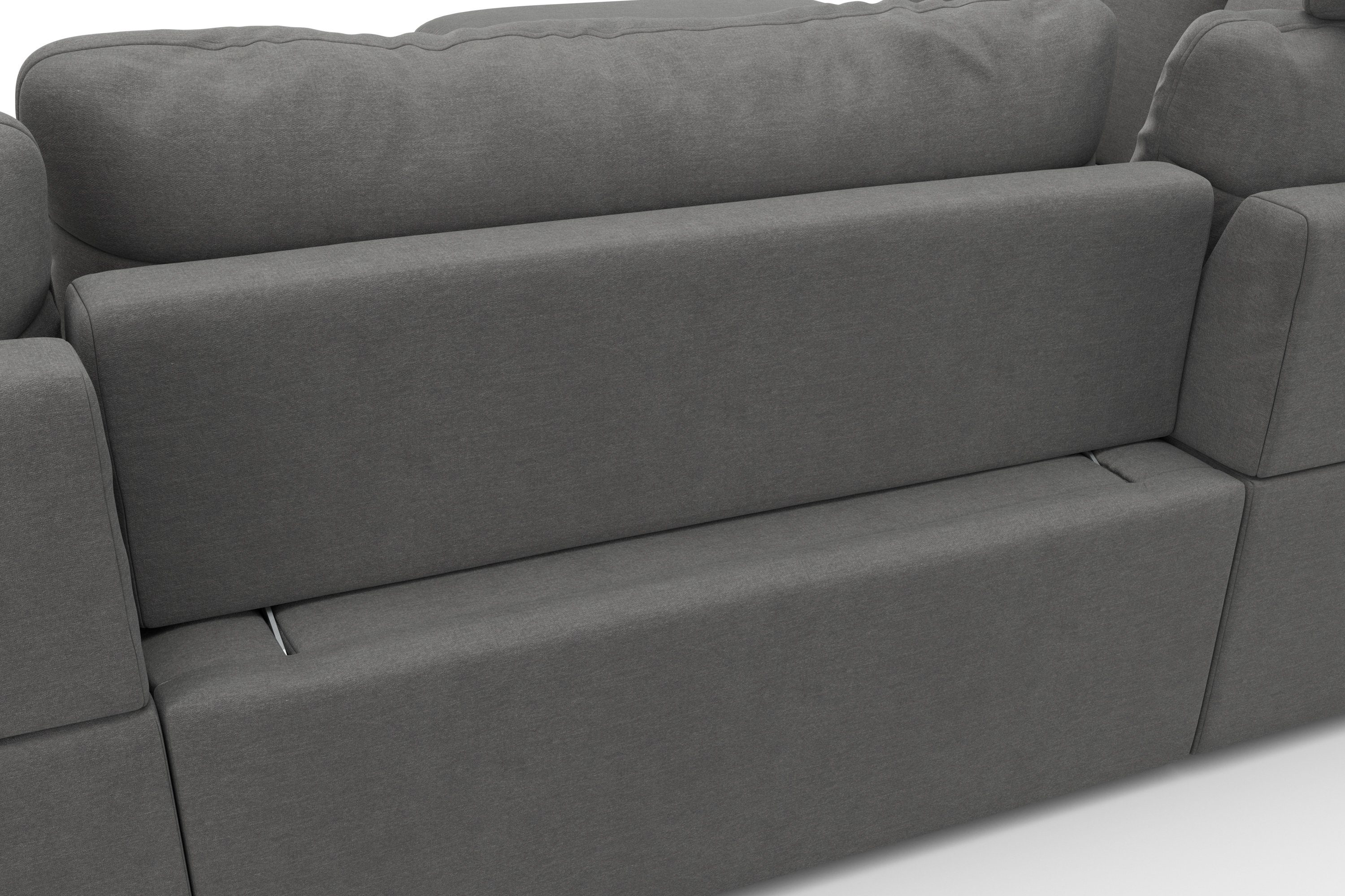 sit&more Hoekbank Cadabra L-vorm Breedte 356 cm, met zitdiepteverstelling