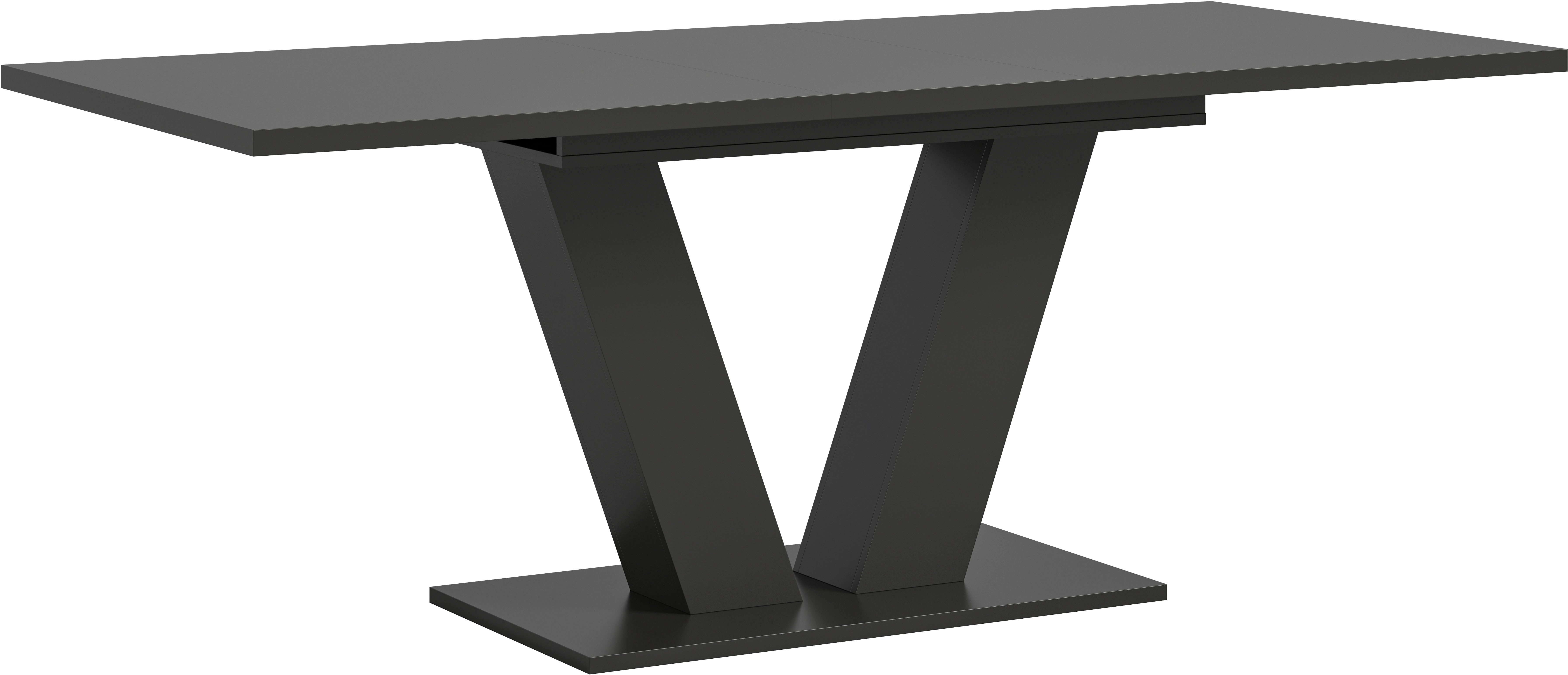 INOSIGN Eettafel Motus, uitschuifbaar 150 - 190 cm, inclusief 40 cm inlegplaat