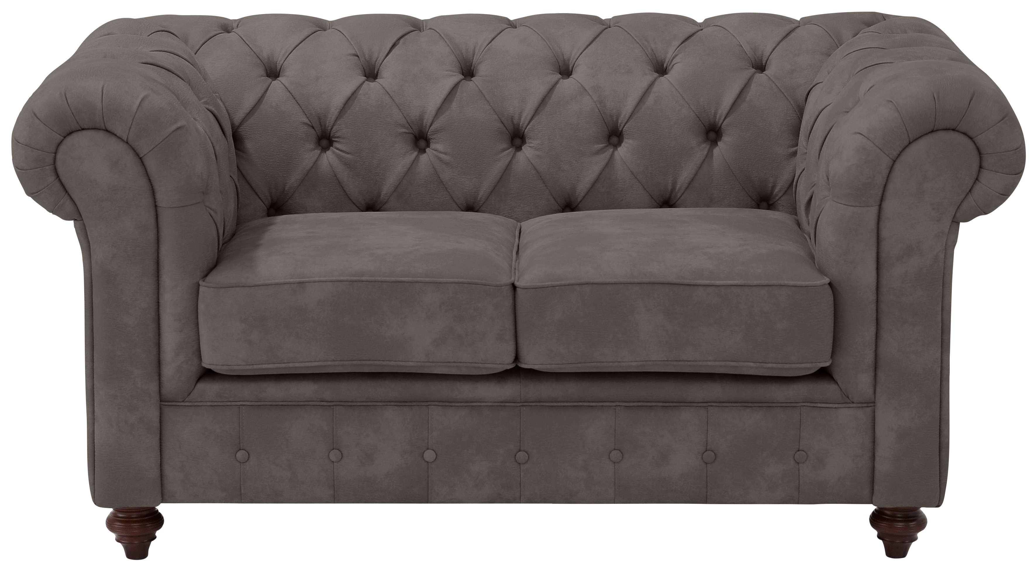 Home affaire Chesterfield-bank CHESTERFIELD met hoogwaardige knoopdetails, ook in leer